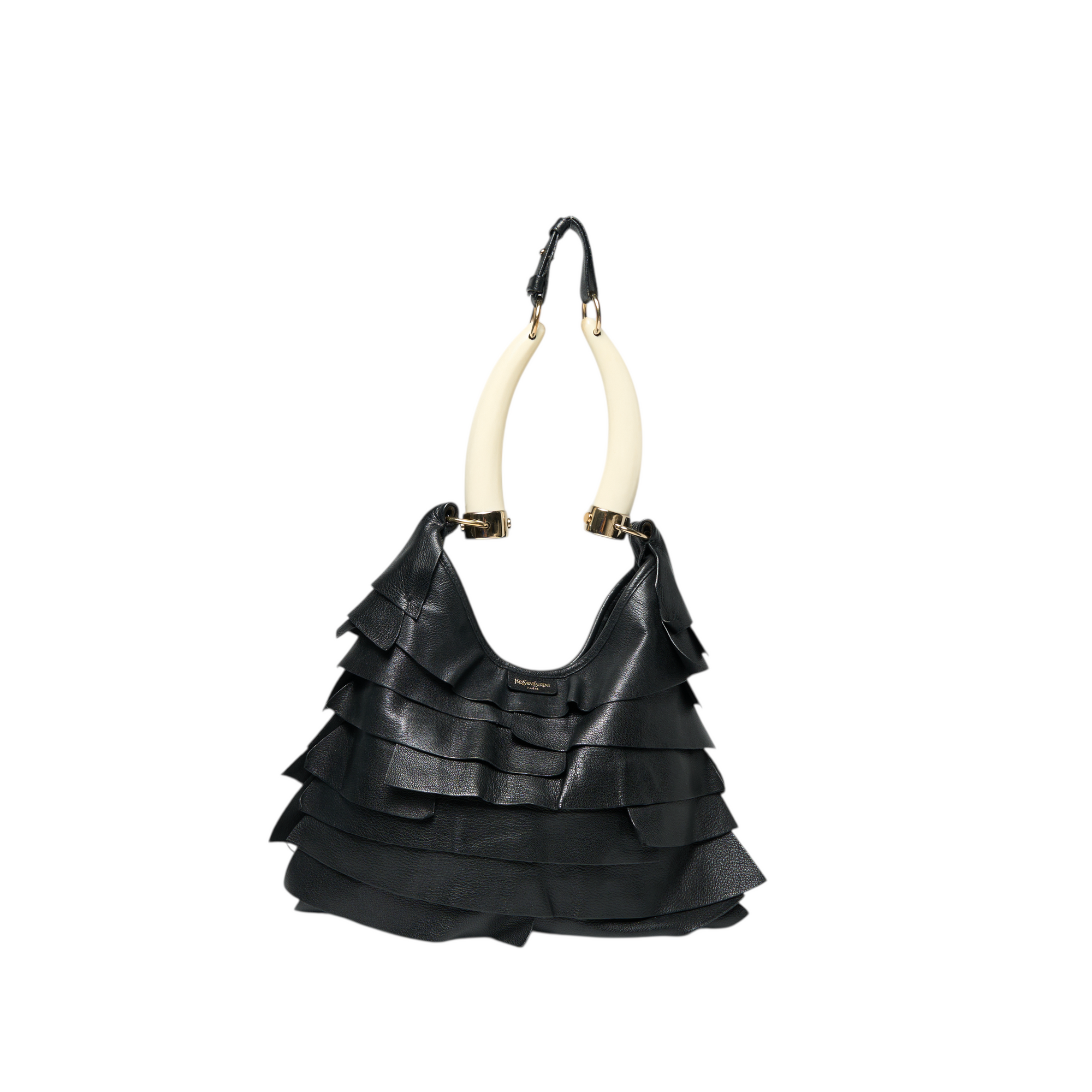 ysl 2000s black mombasa bag
