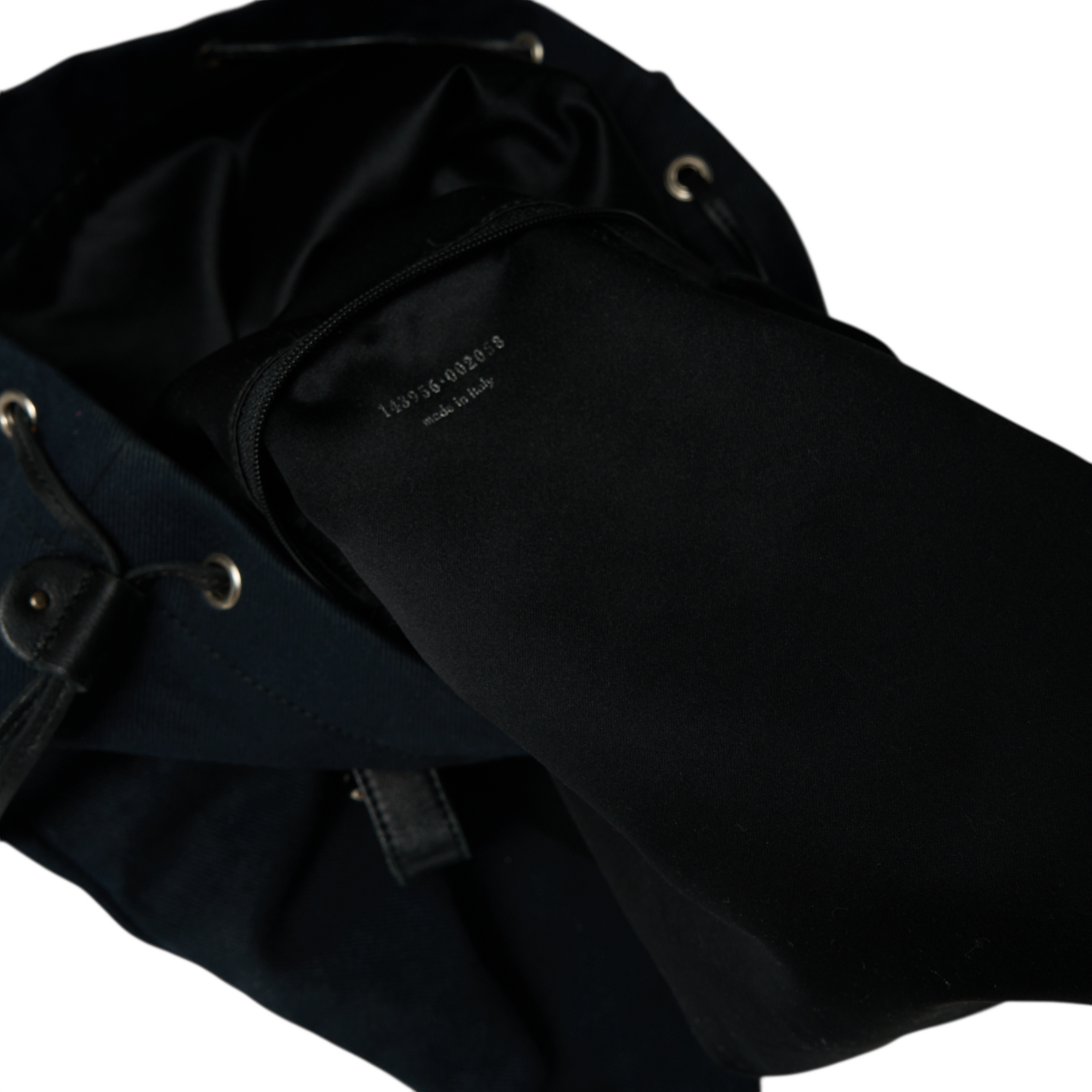 ysl 2000s navy blue tote bag
