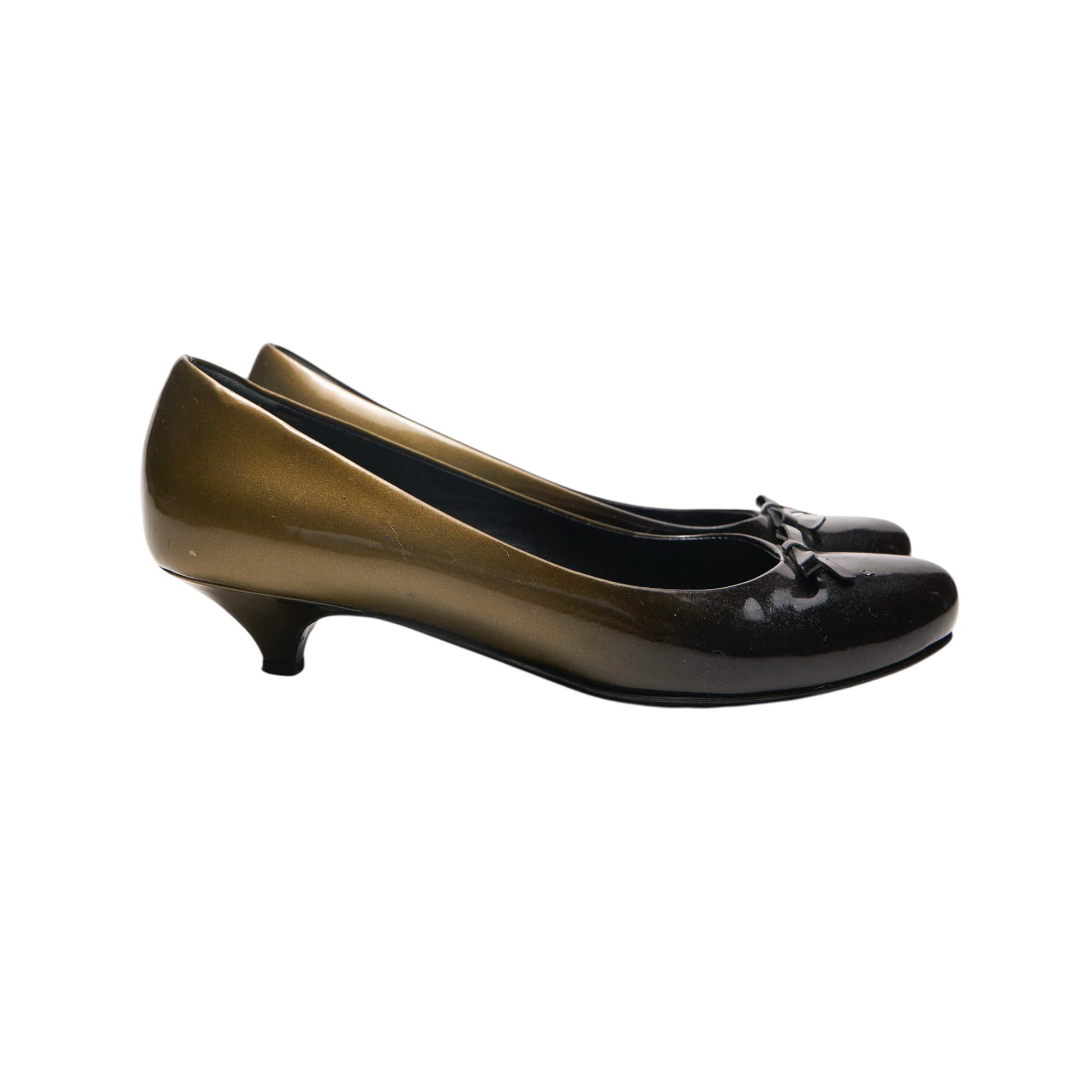 prada 2000s patent heels