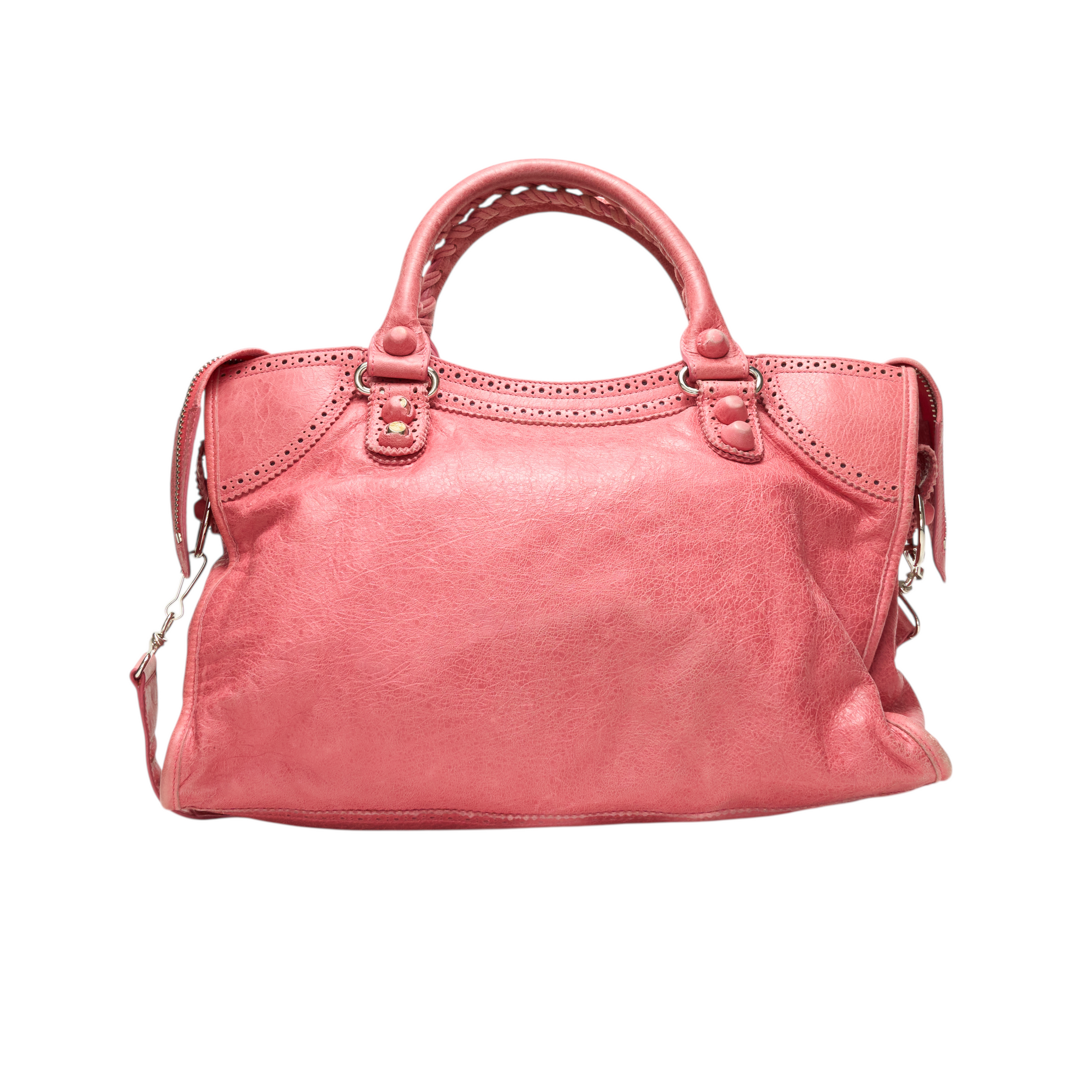 balenciaga 2012 hot pink city bag