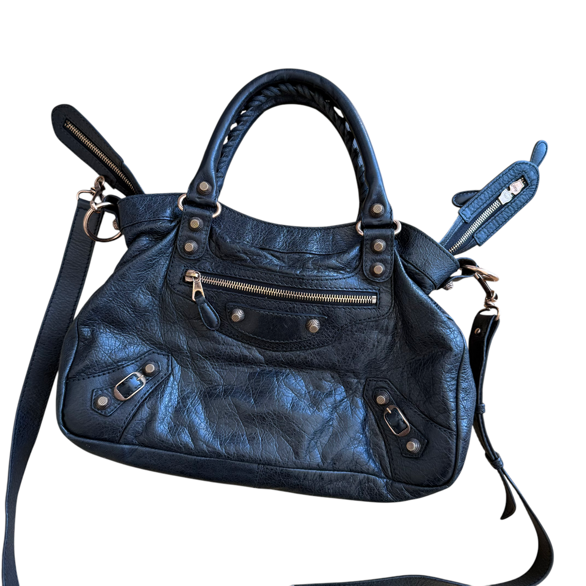 balenciaga black city bag