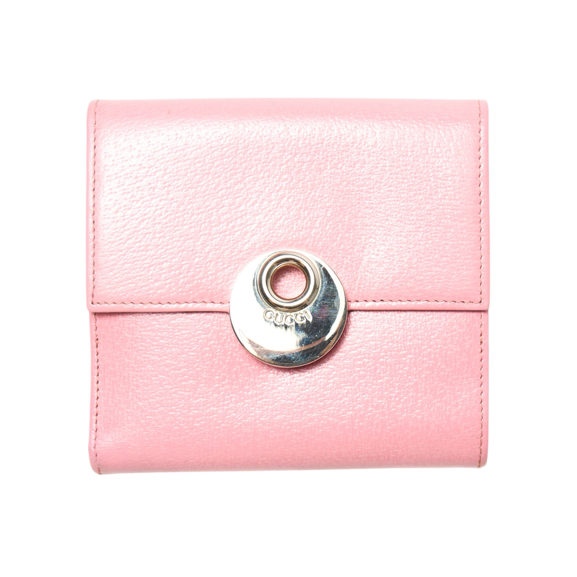 gucci 2000s pink wallet