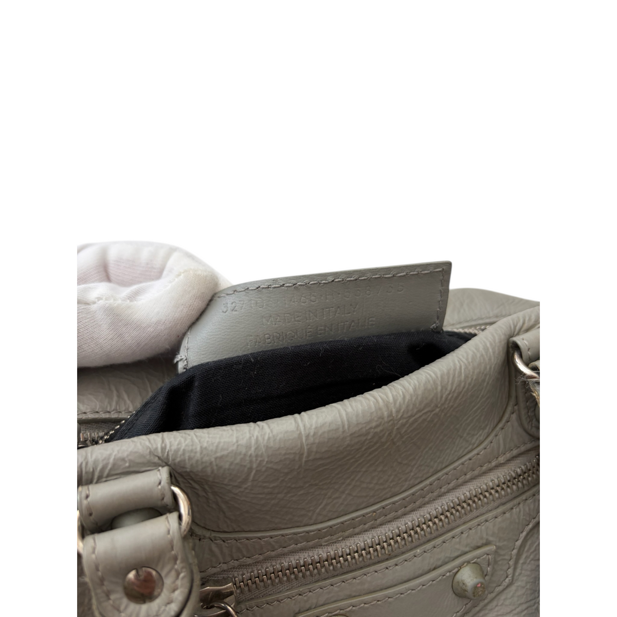 balenciaga 2000s gray twiggy bag