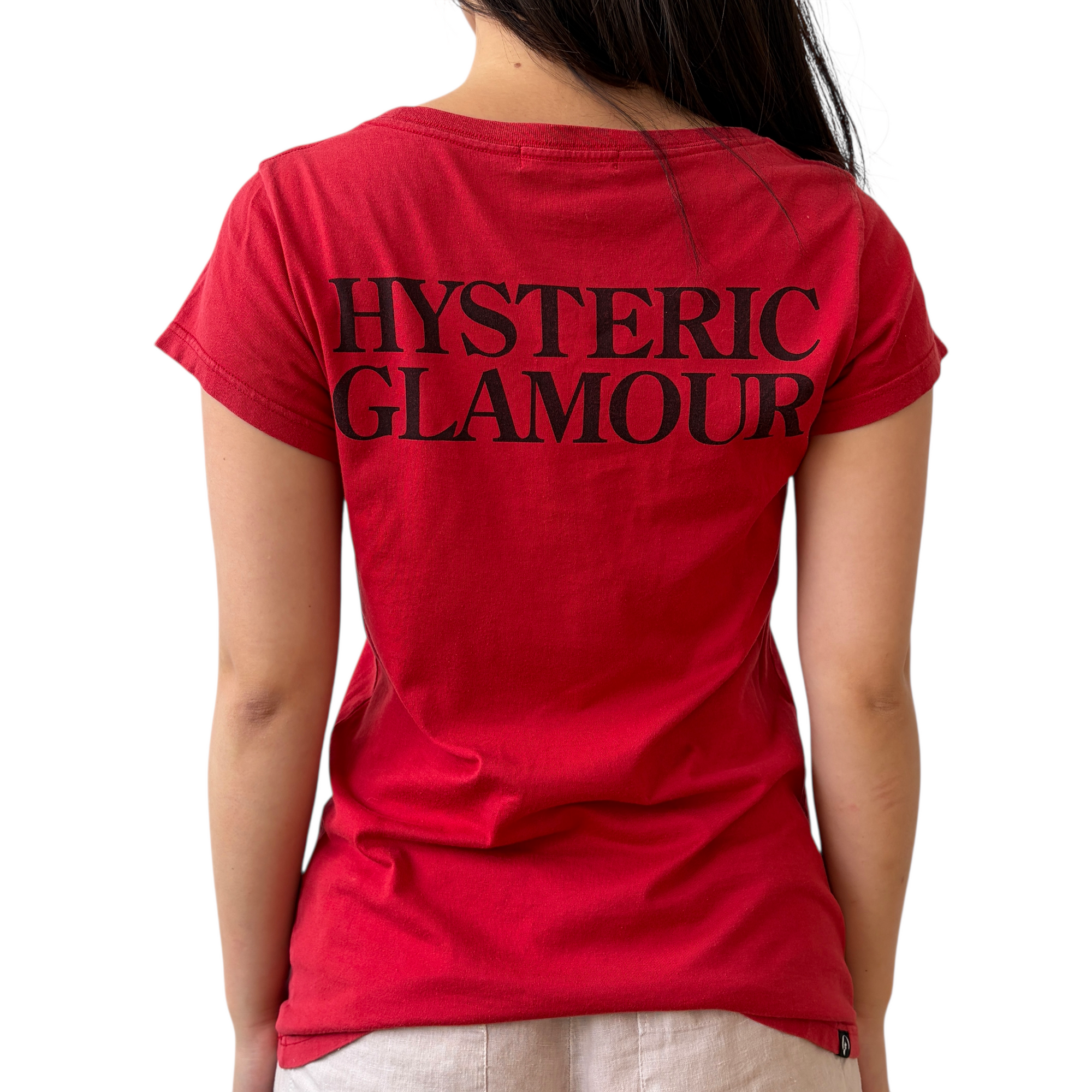 hysteric glamour red girl top