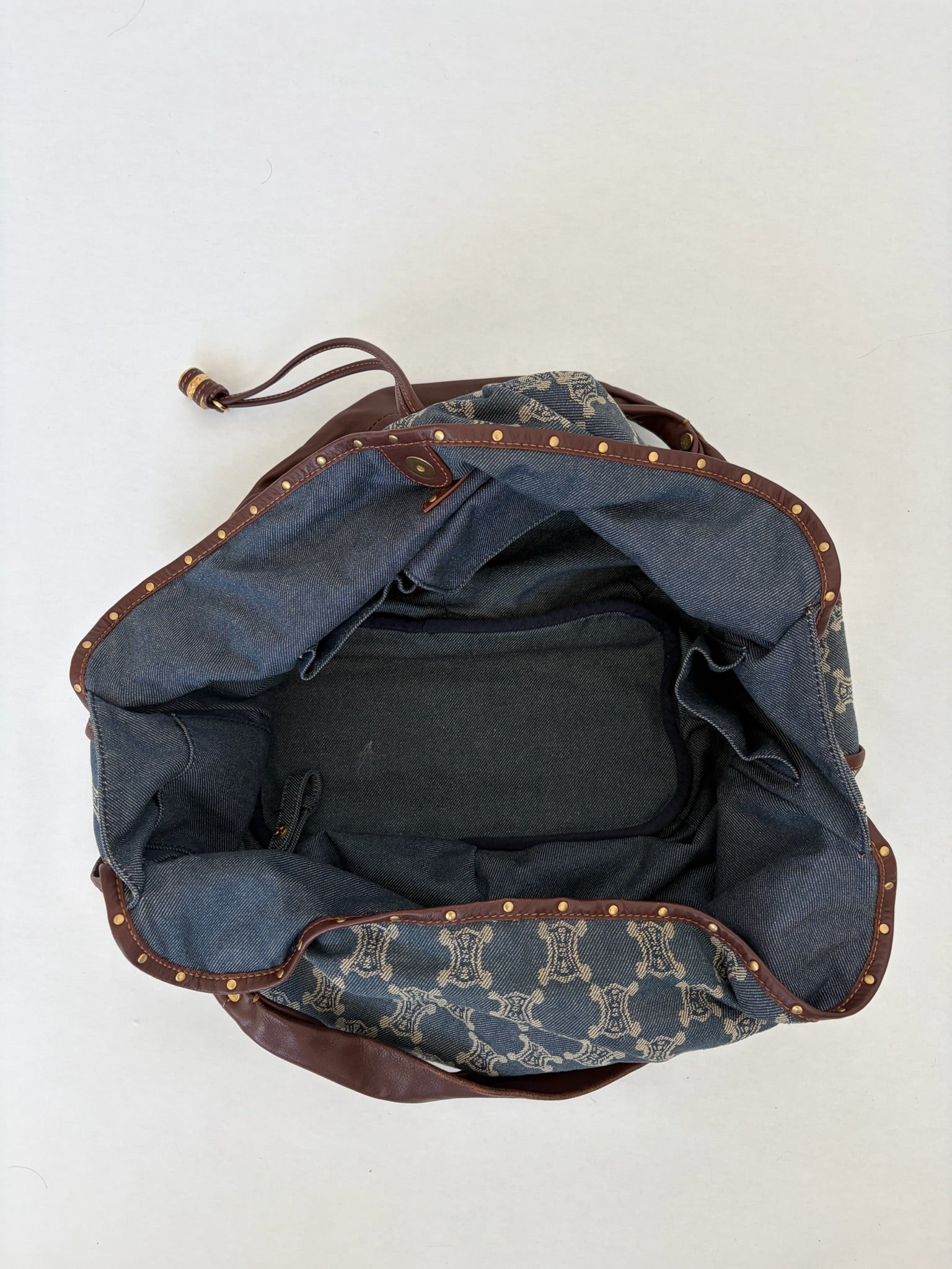 celine 2000s denim bag