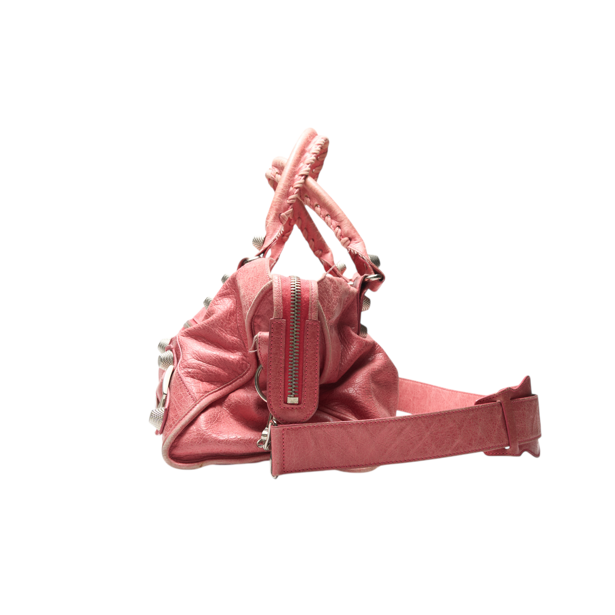balenciaga 2000s pink city bag