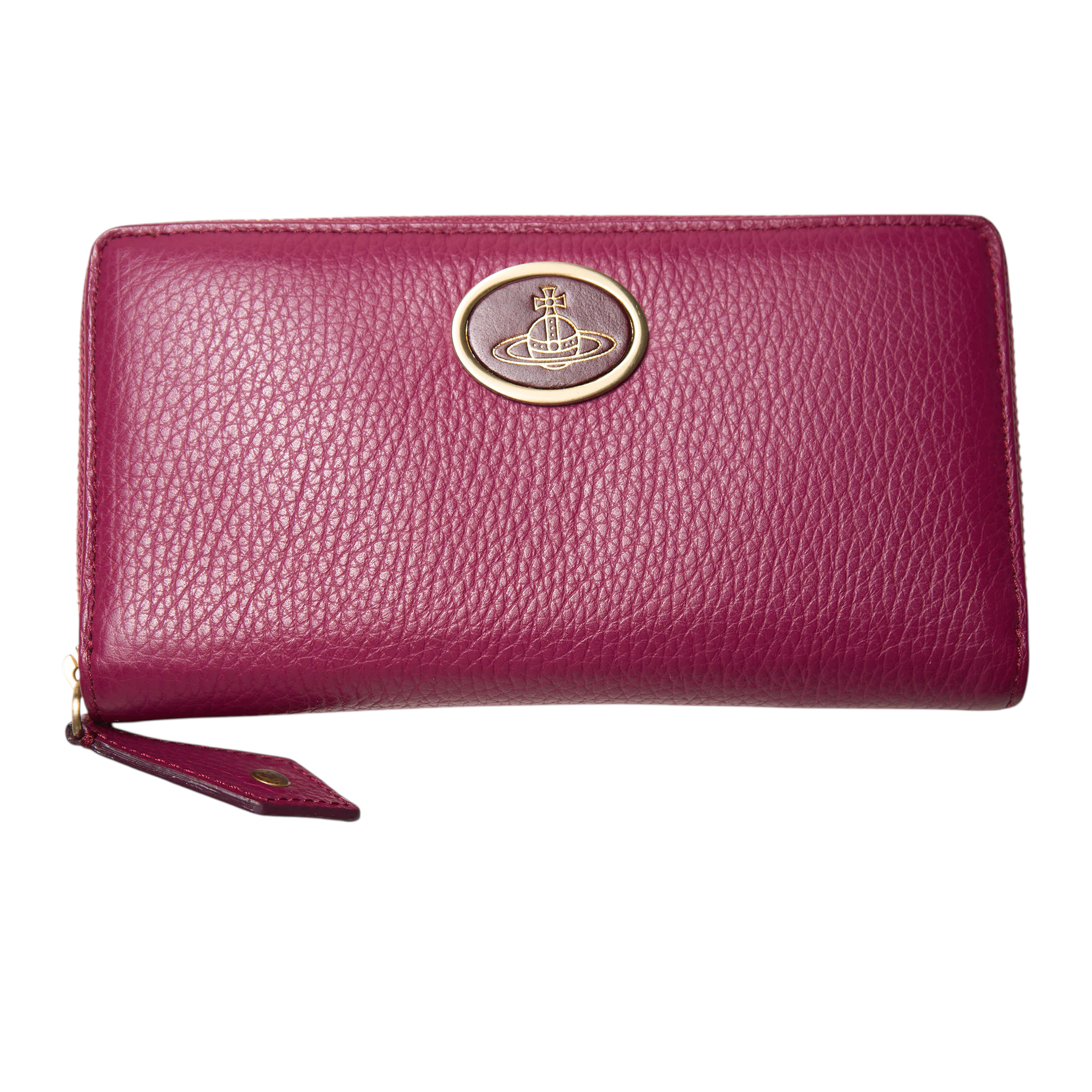 vivienne westwood dark pink long wallet