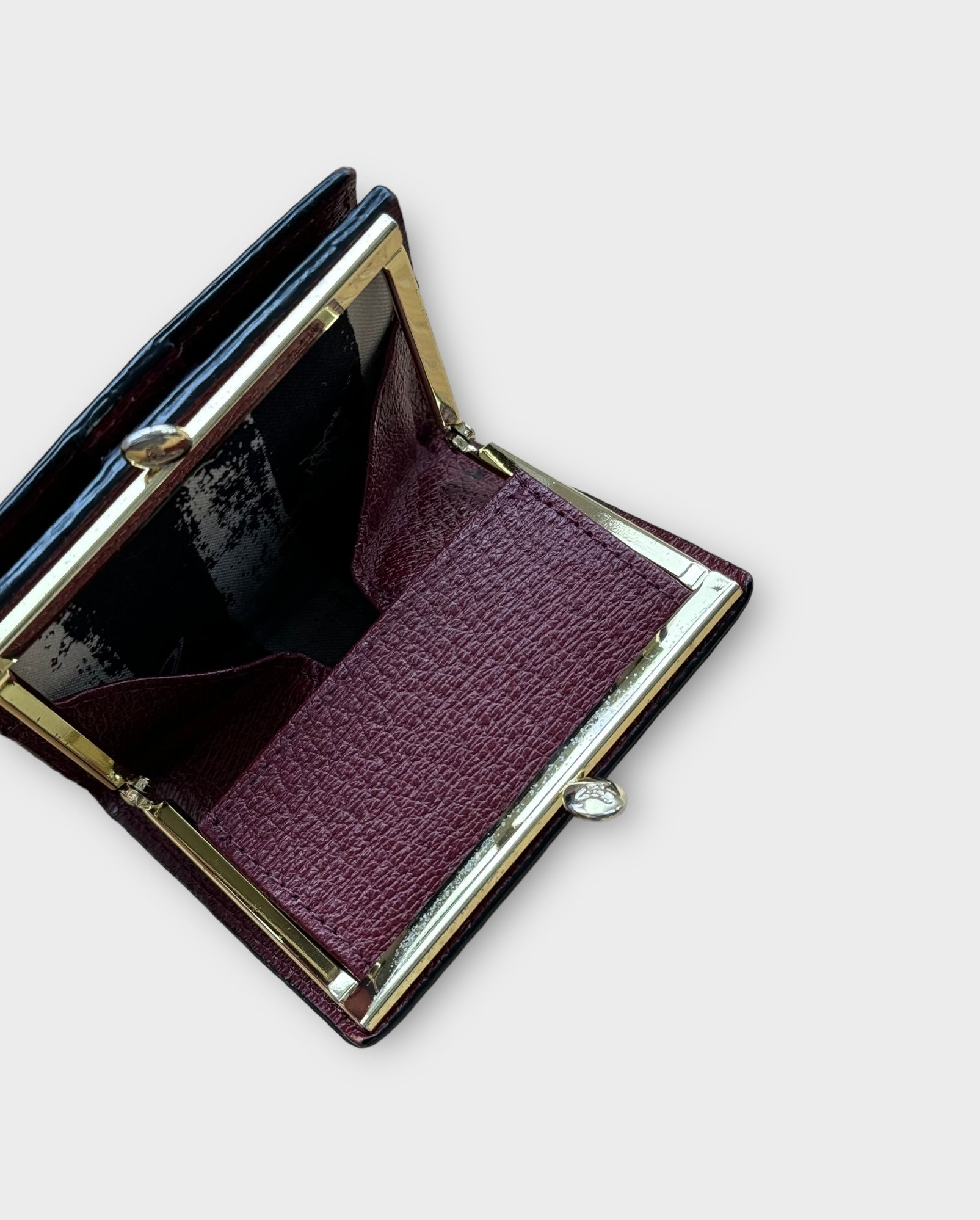 vivienne westwood burgundy red wallet