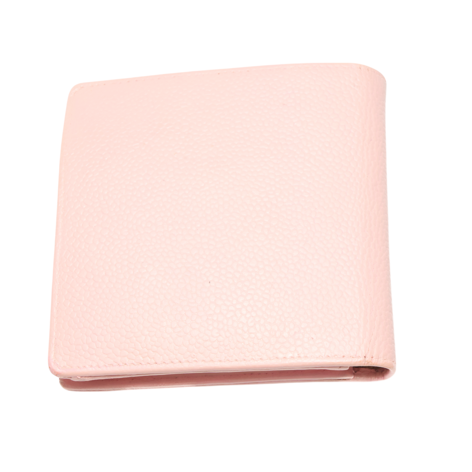 chanel 2000s light pink wallet