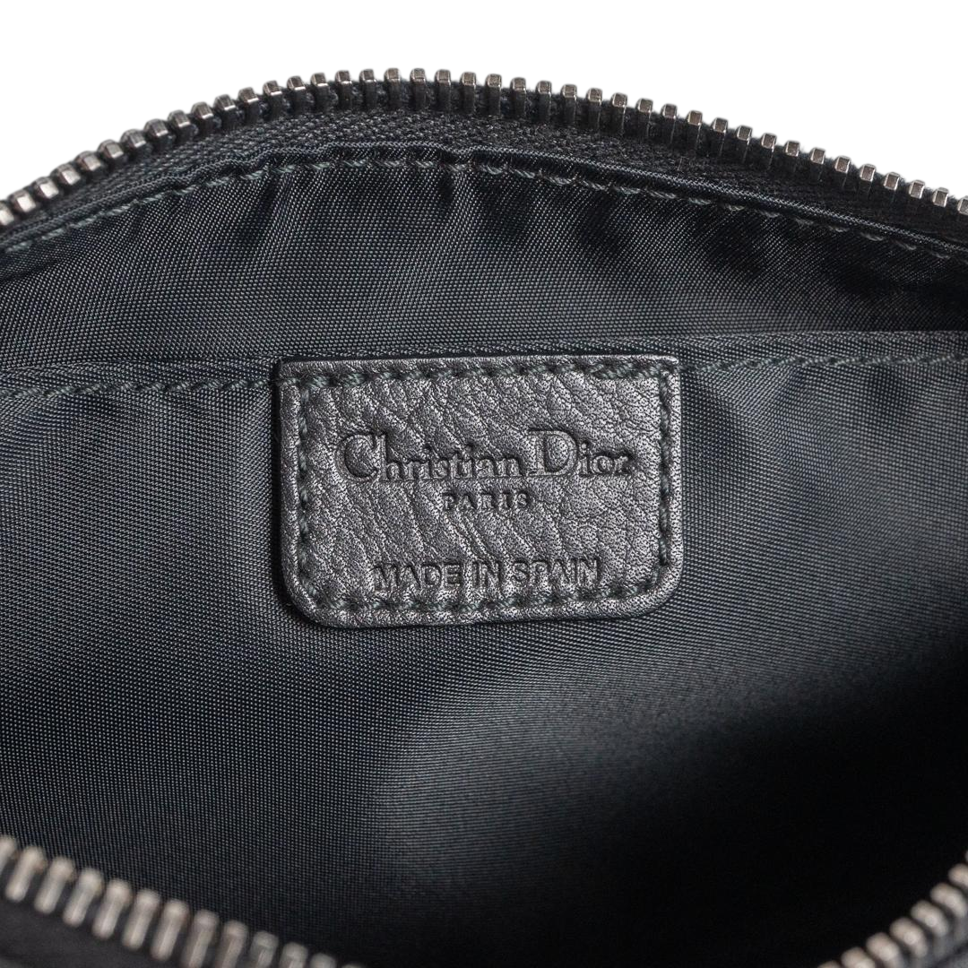 christian dior 2000s black trotter bag