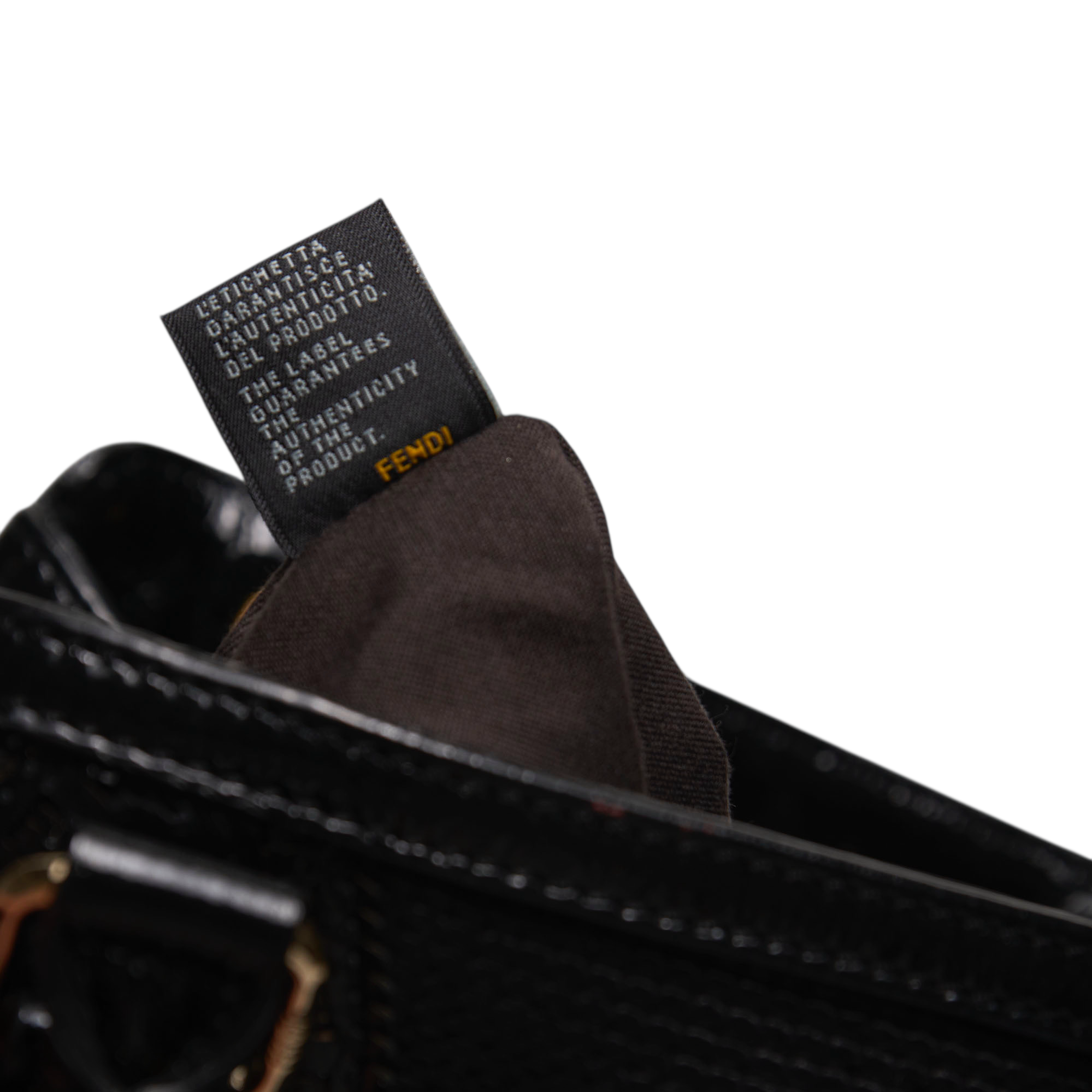 fendi 2000s black etnico bag