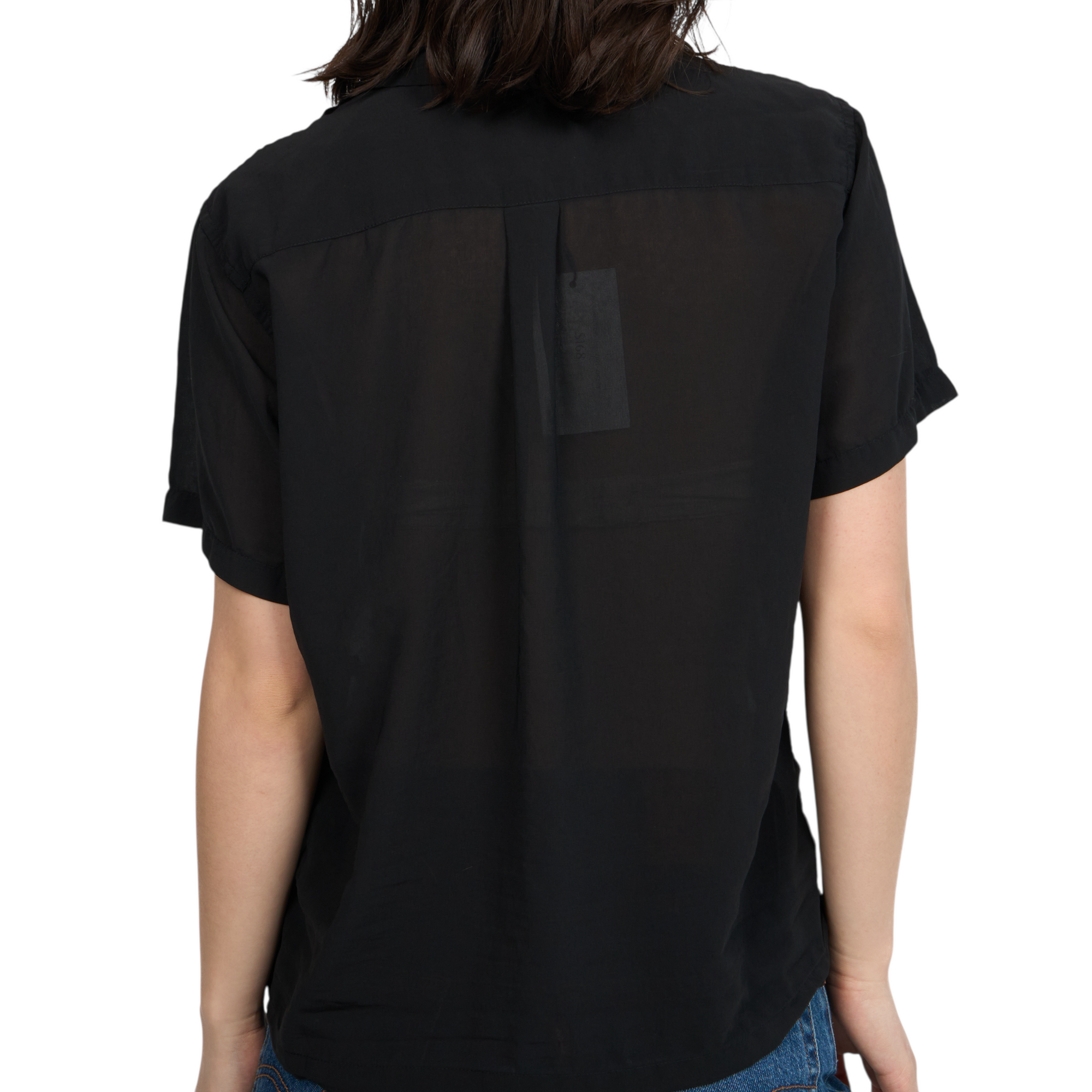 comme des garçons black ruffle top