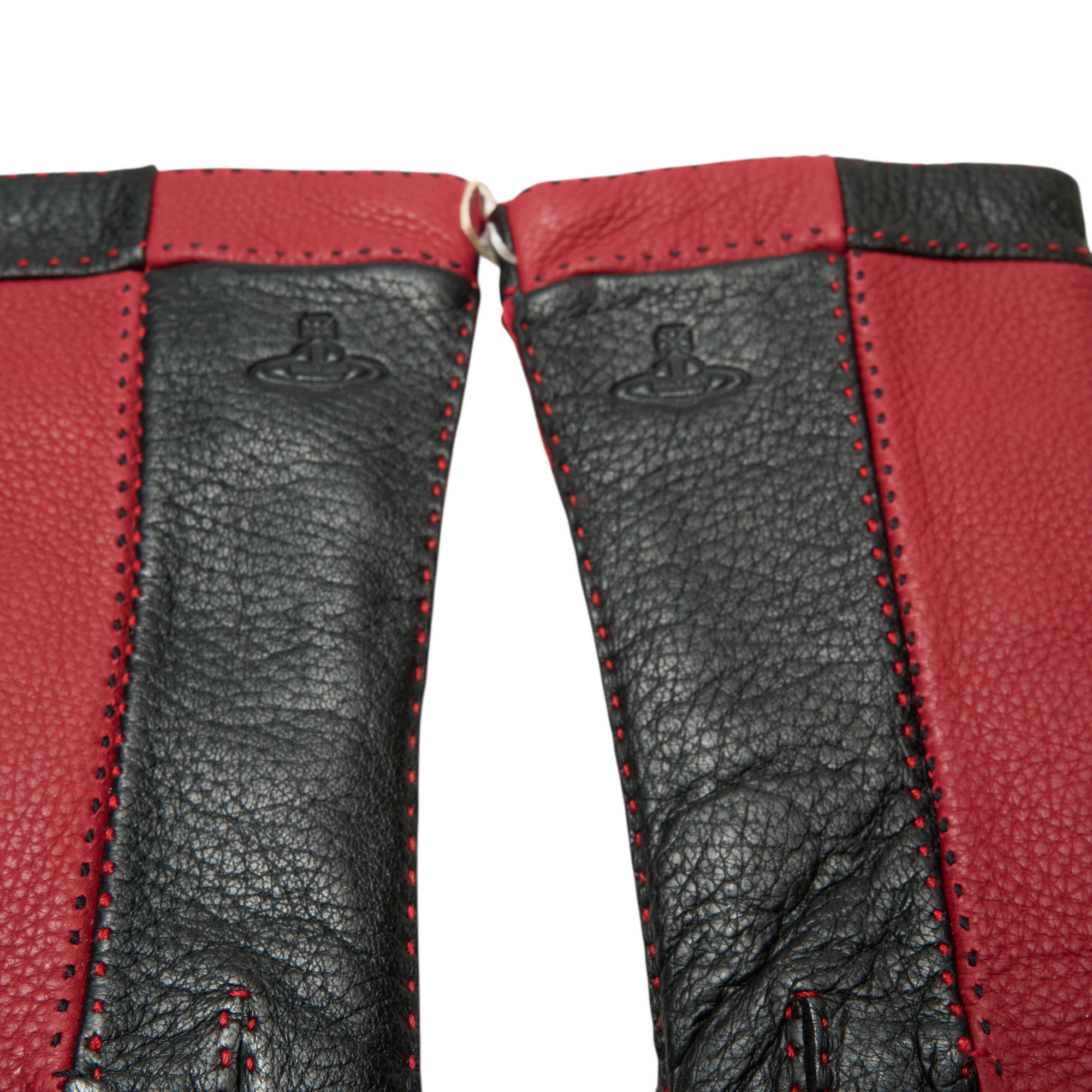 vivienne westwood black and red gloves