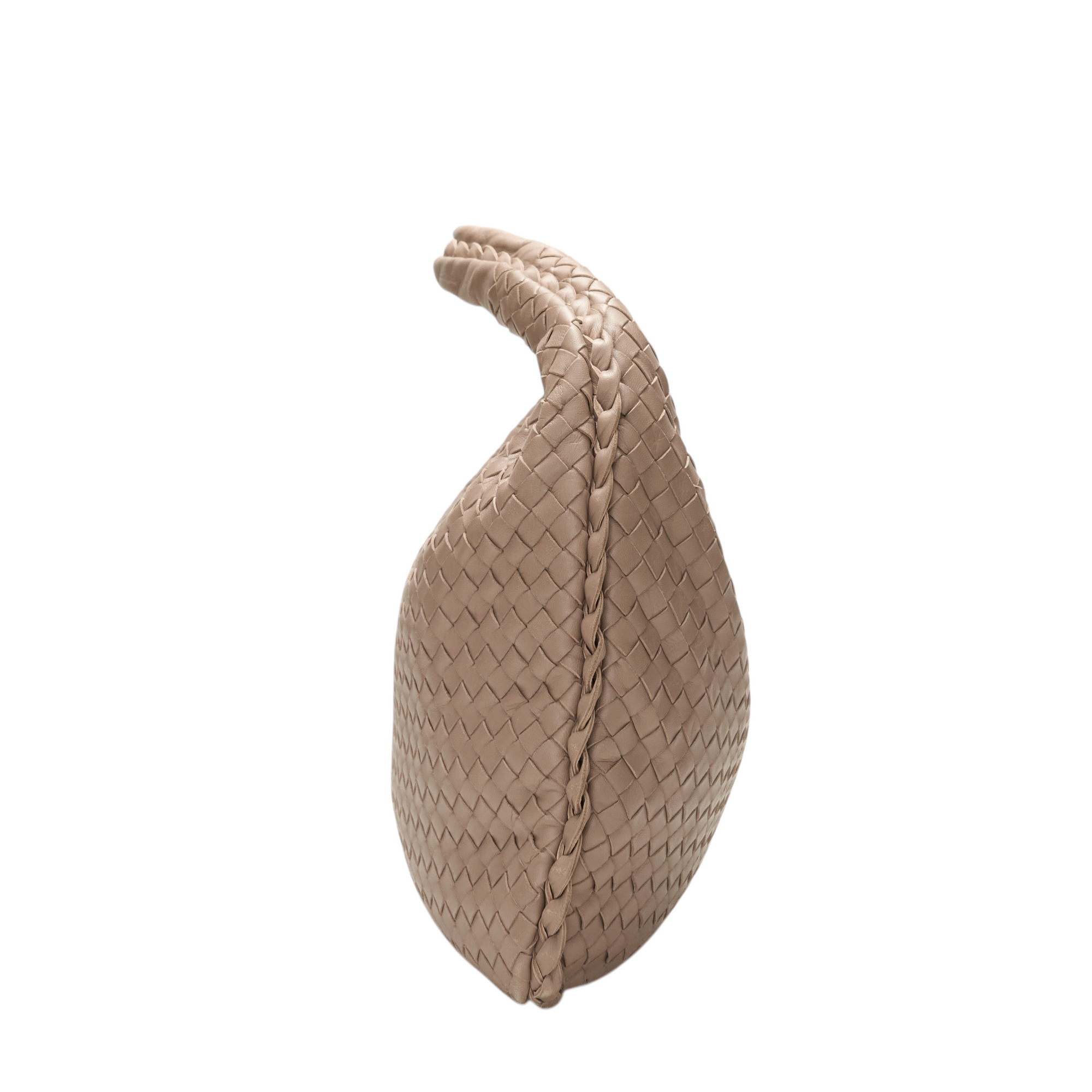bottega veneta 2008 taupe brown small hobo bag