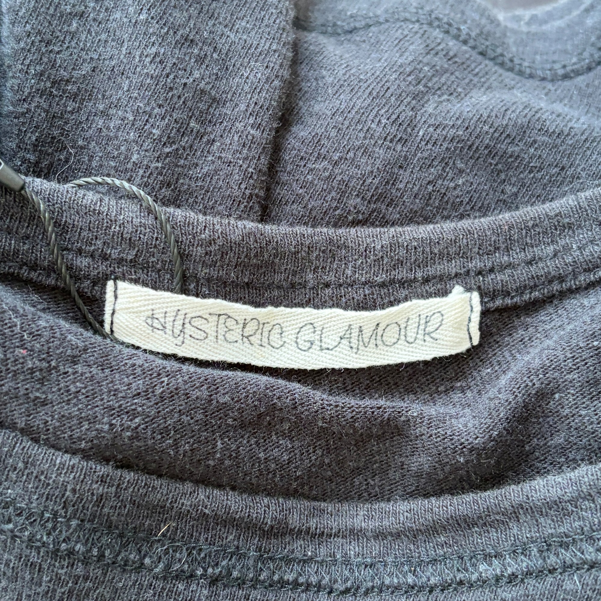 hysteric glamour 90s gray long sleeve top