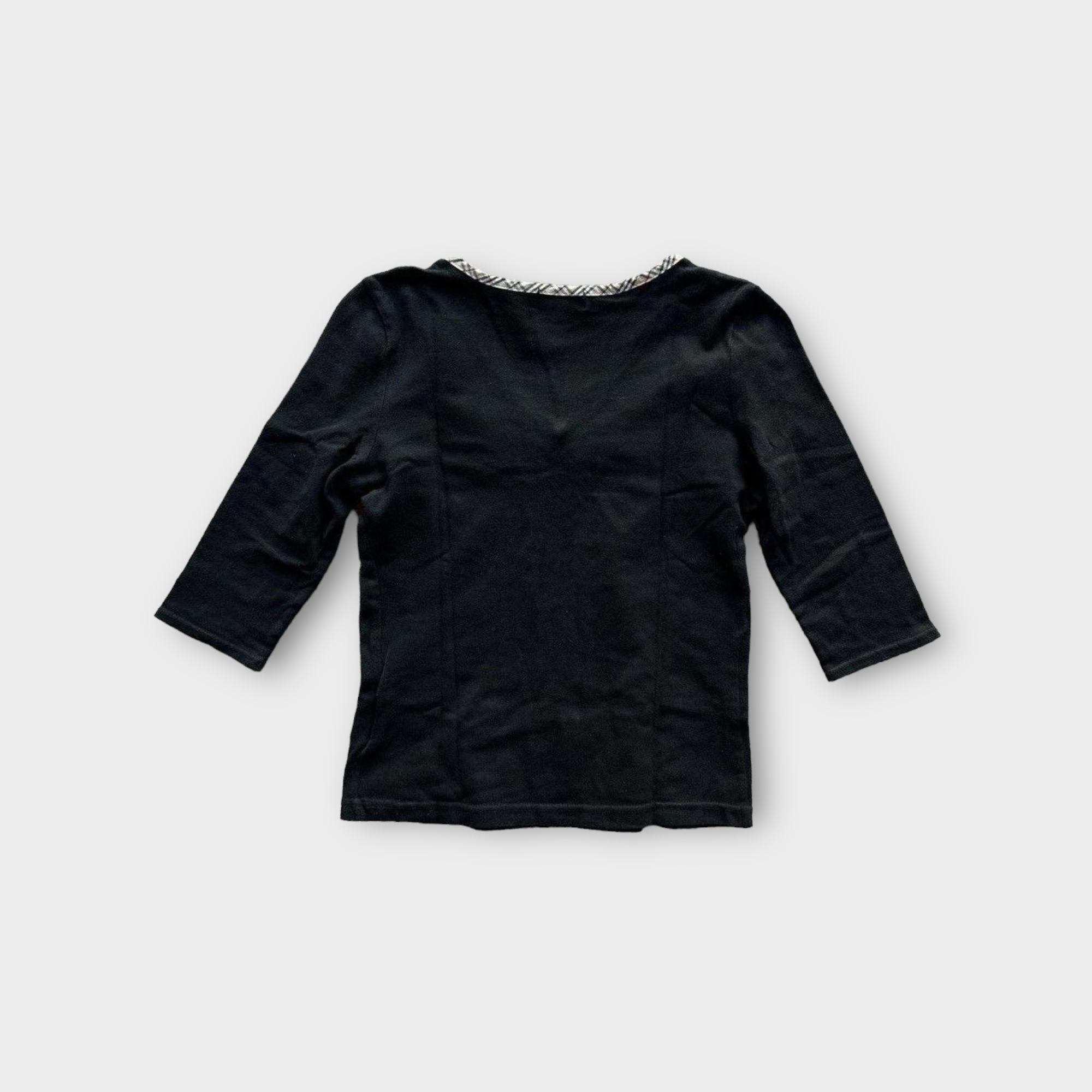 burberry black bow top