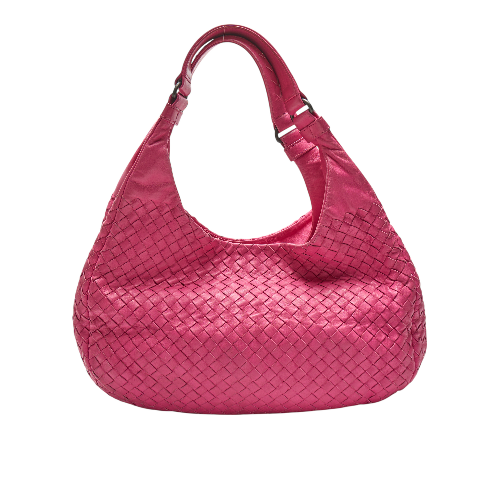 bottega veneta 2000s hot pink small hobo bag
