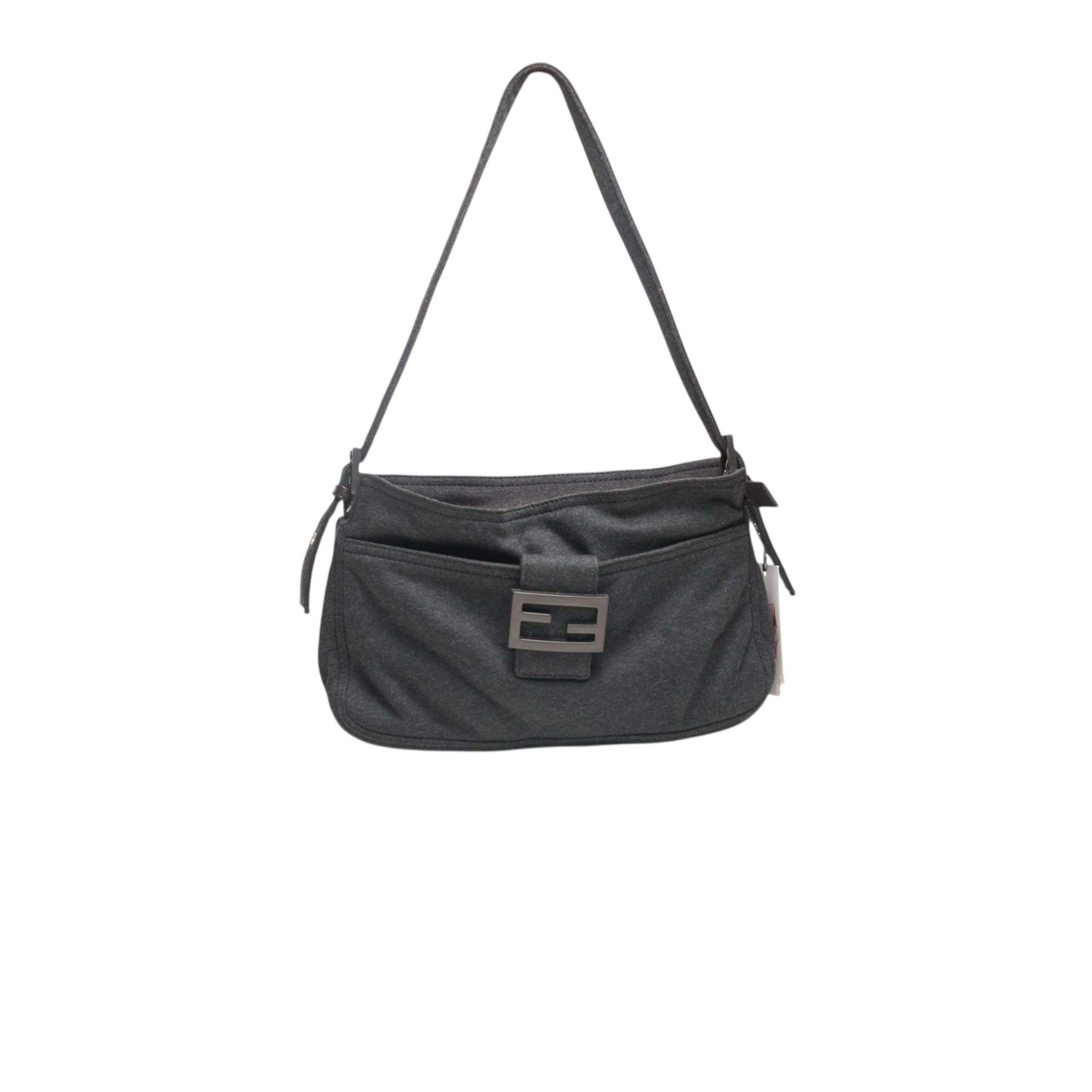 fendi 2000s gray mamma bucket bag