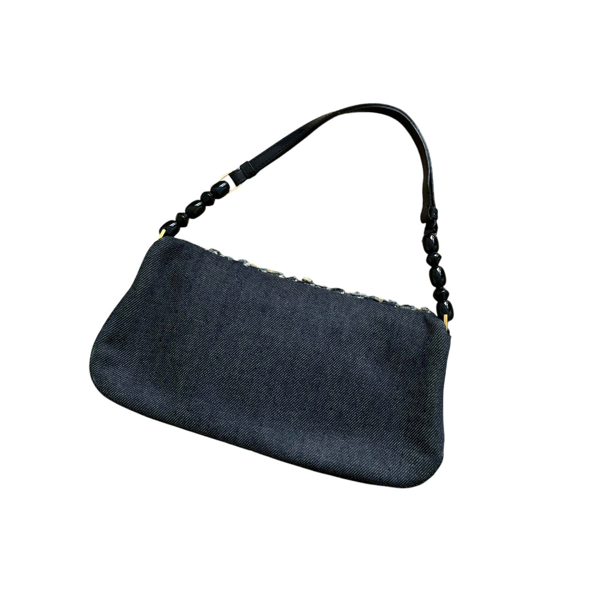 christian dior denim maris pearl bag