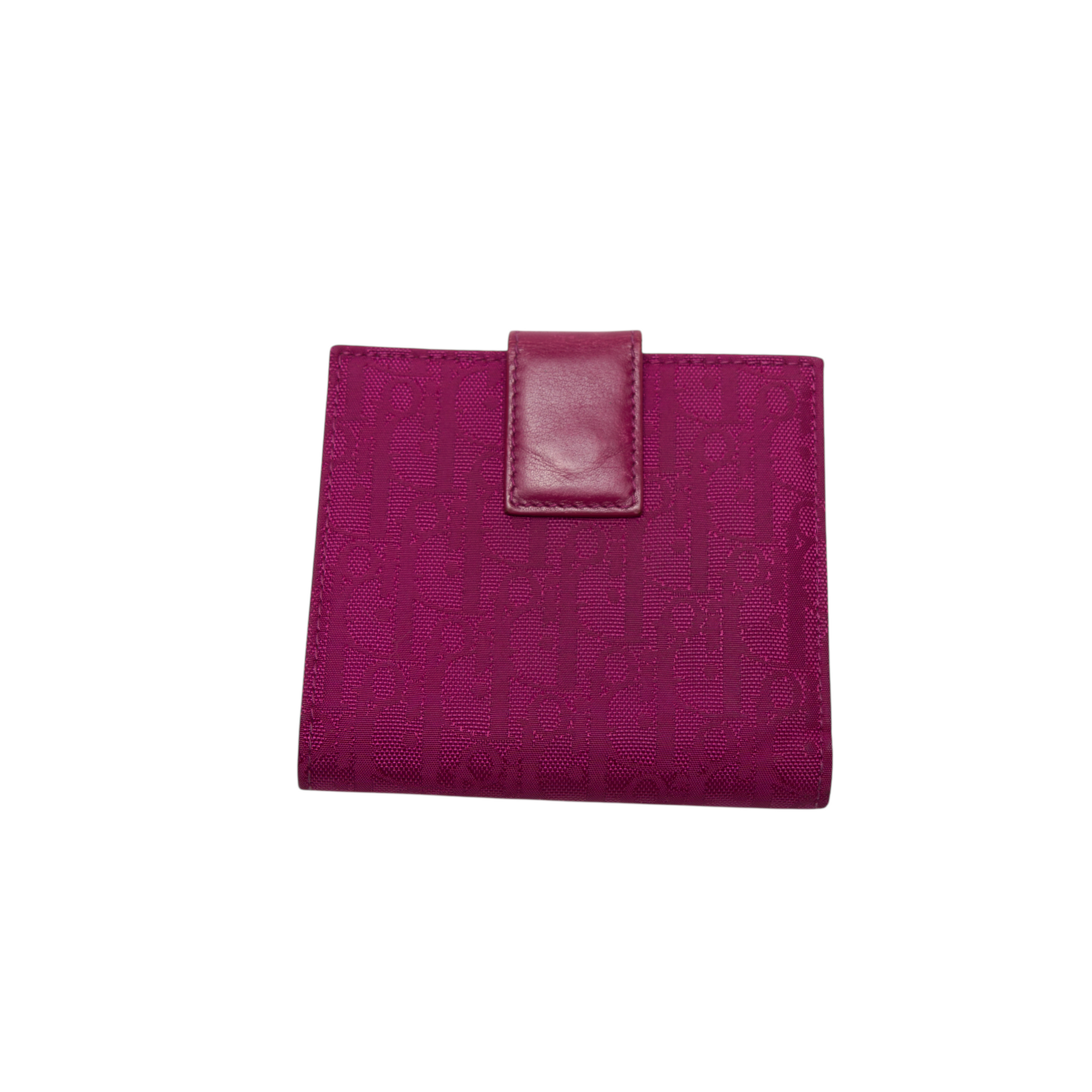 christian dior 2000s pink trotter wallet