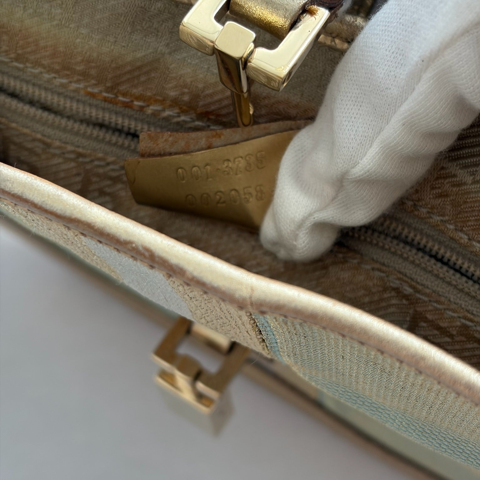 gucci 2000s blue jackie bag