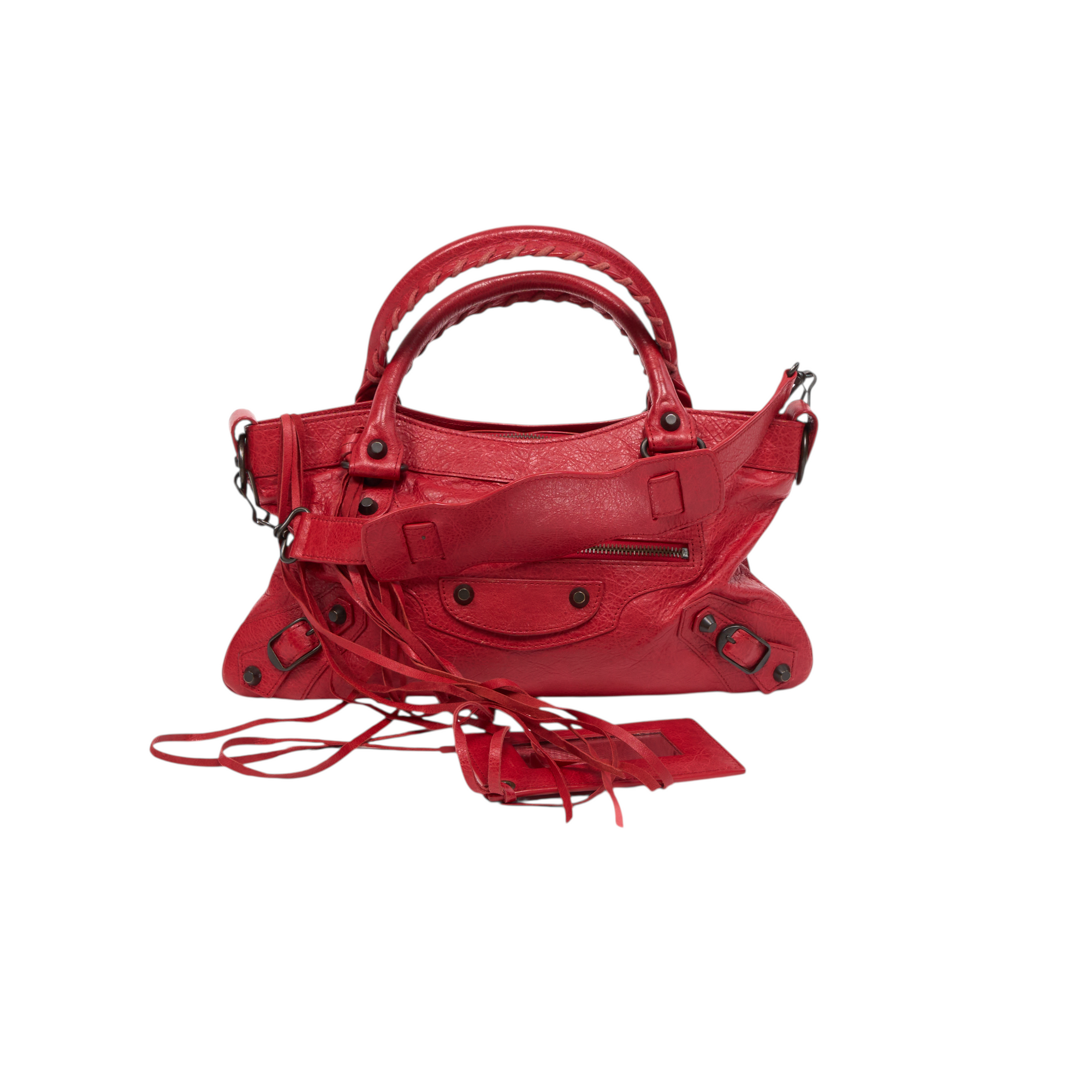 balenciaga 2000s red first bag