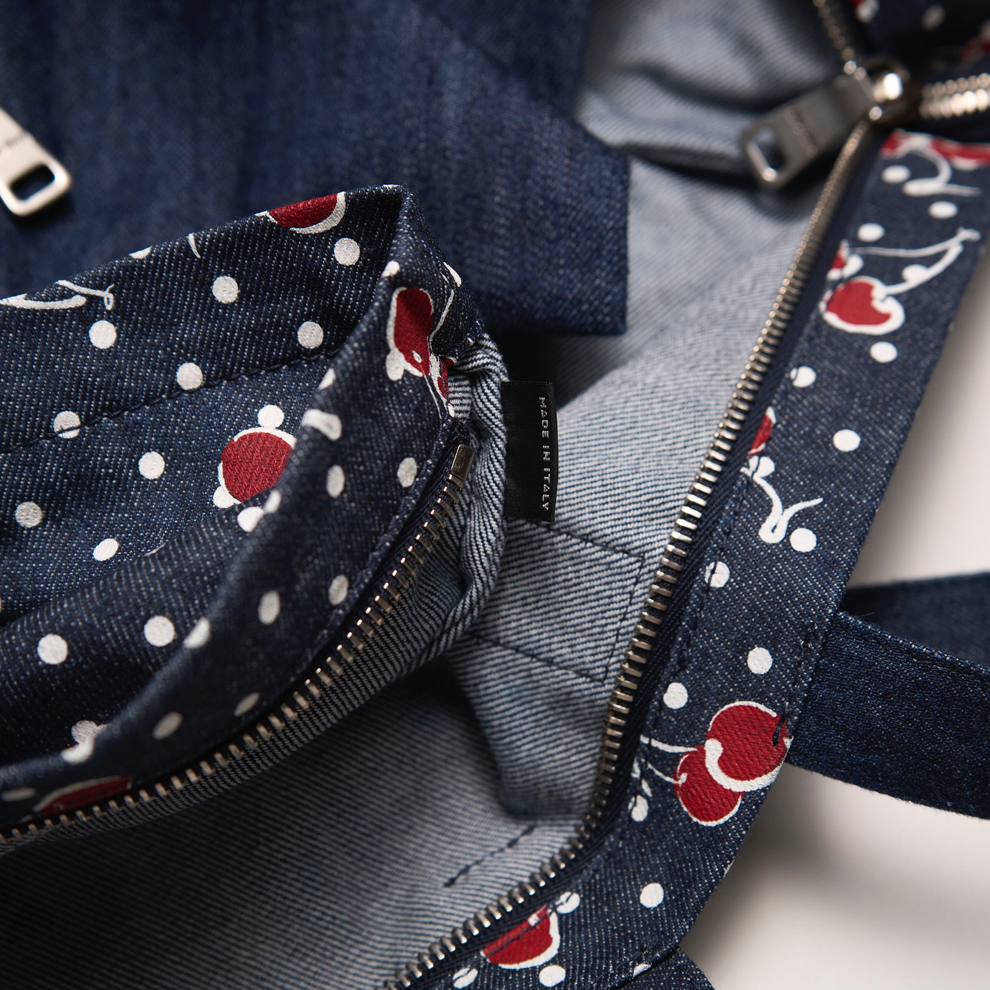 miu miu denim tote bag