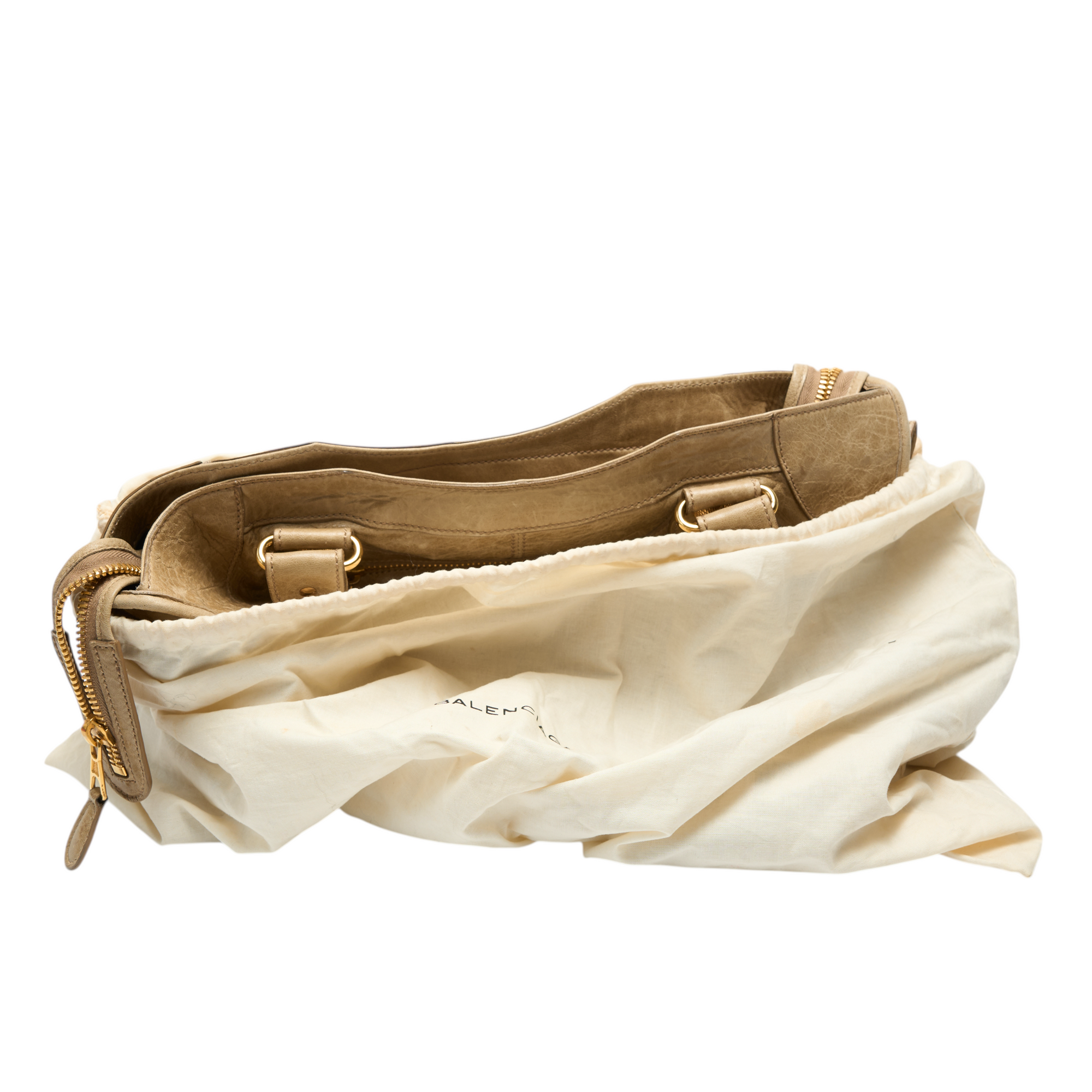 balenciaga 2000s tan city bag