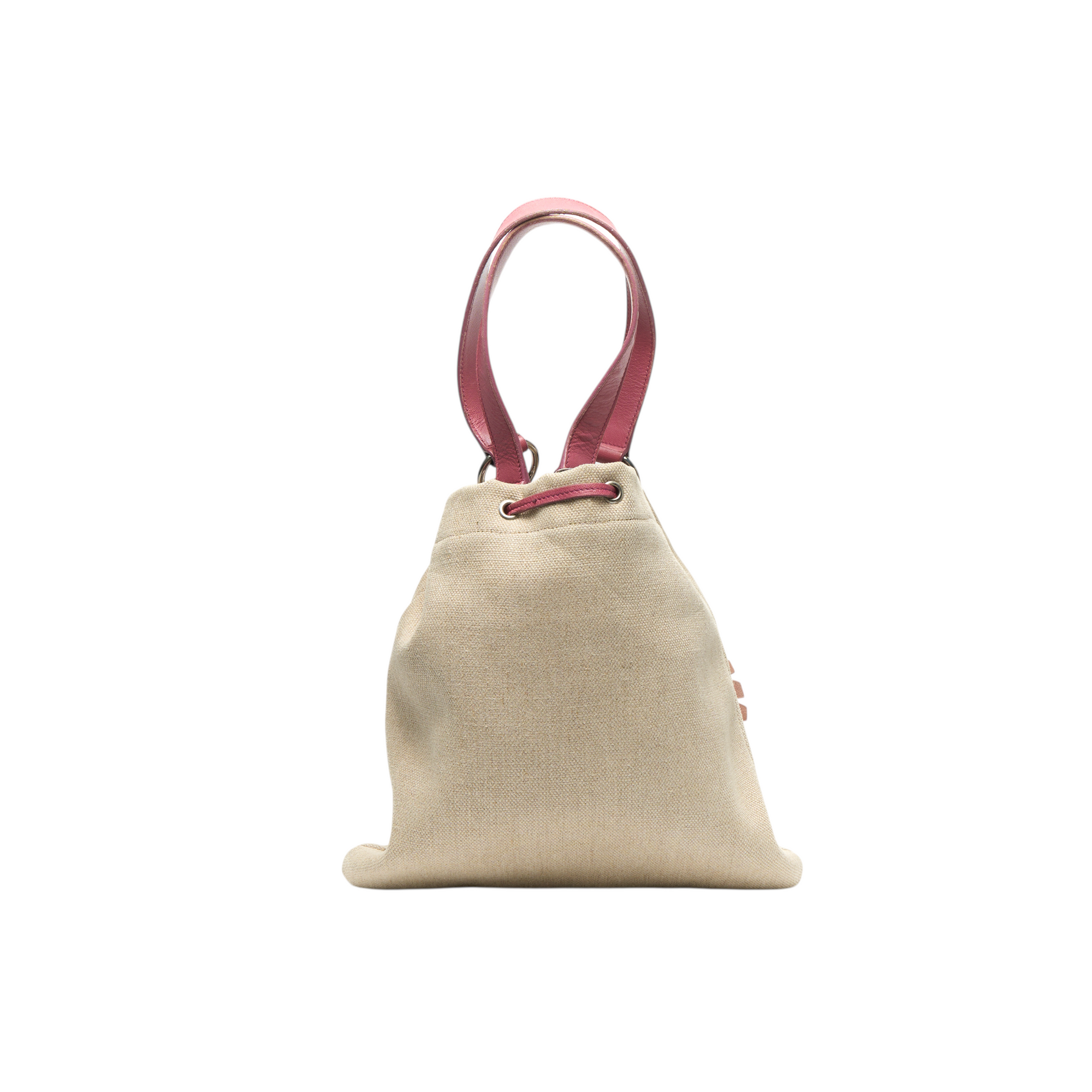 ysl 2000s pink heart tote bag