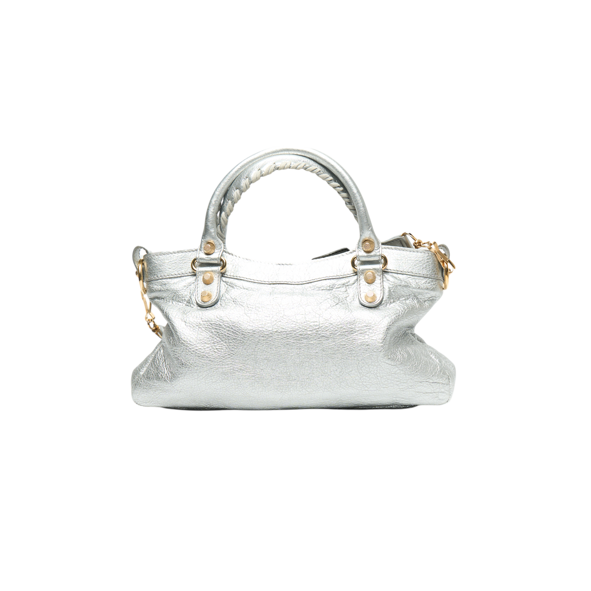 balenciaga 2000s silver first bag