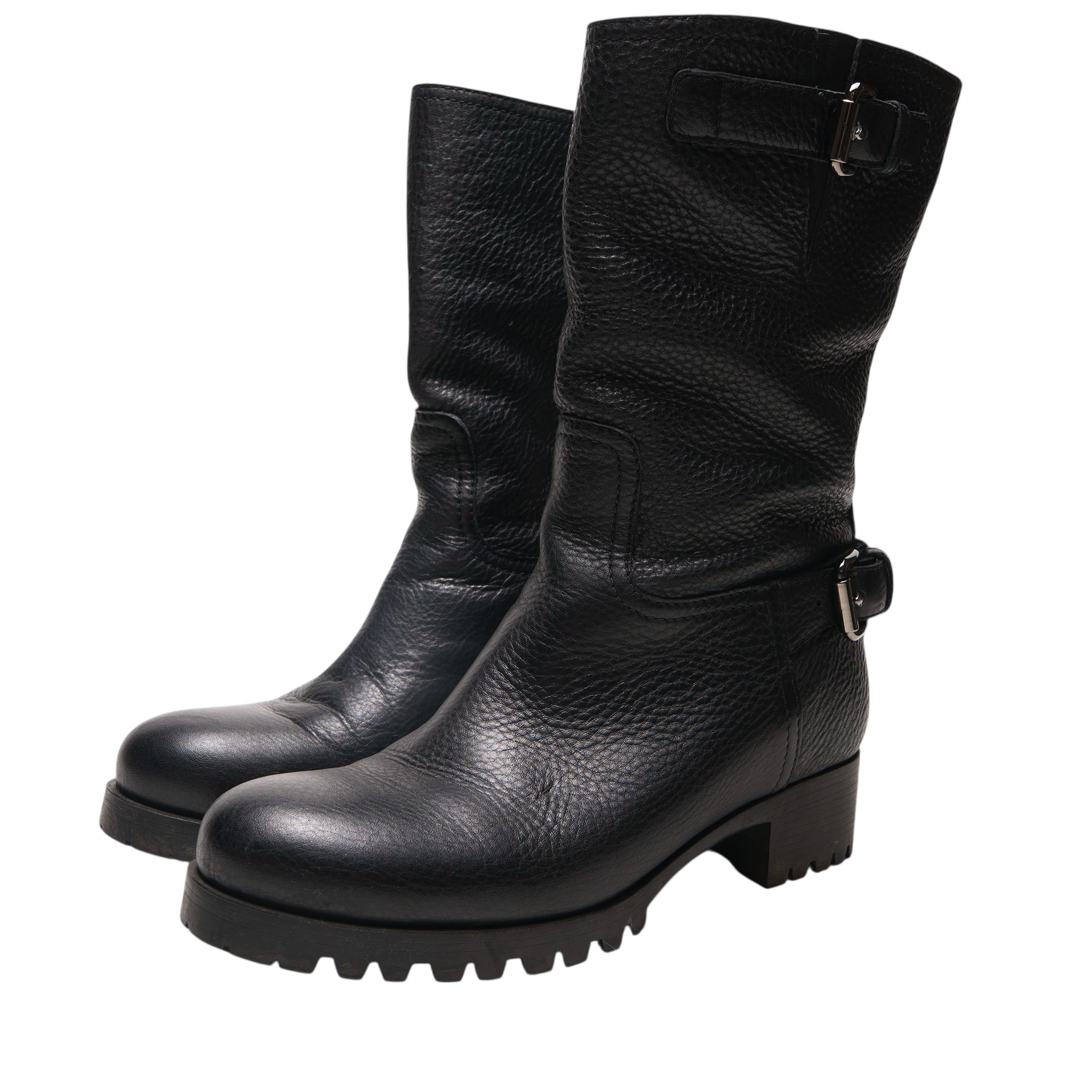 prada 2000s black boots