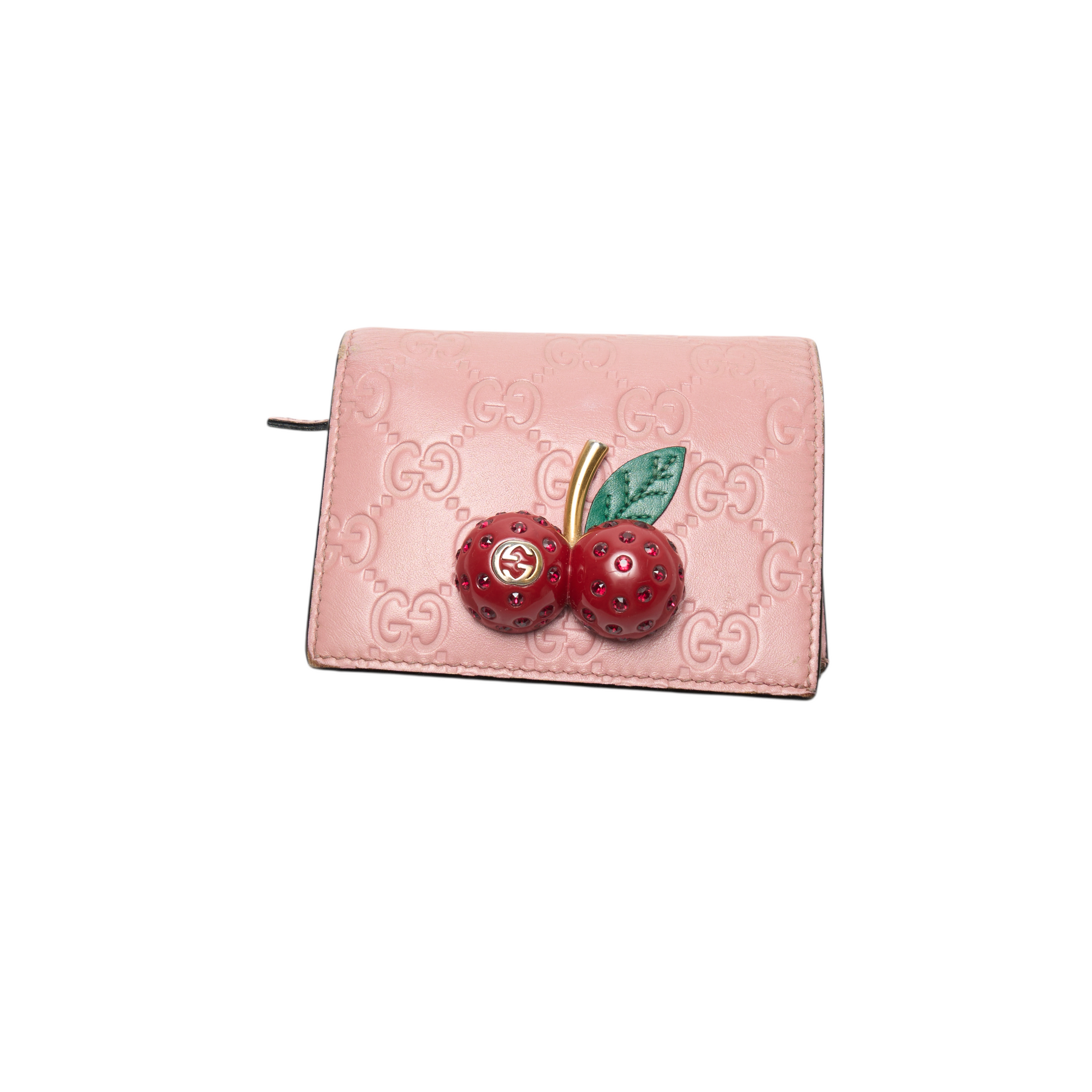 gucci pink cherry wallet