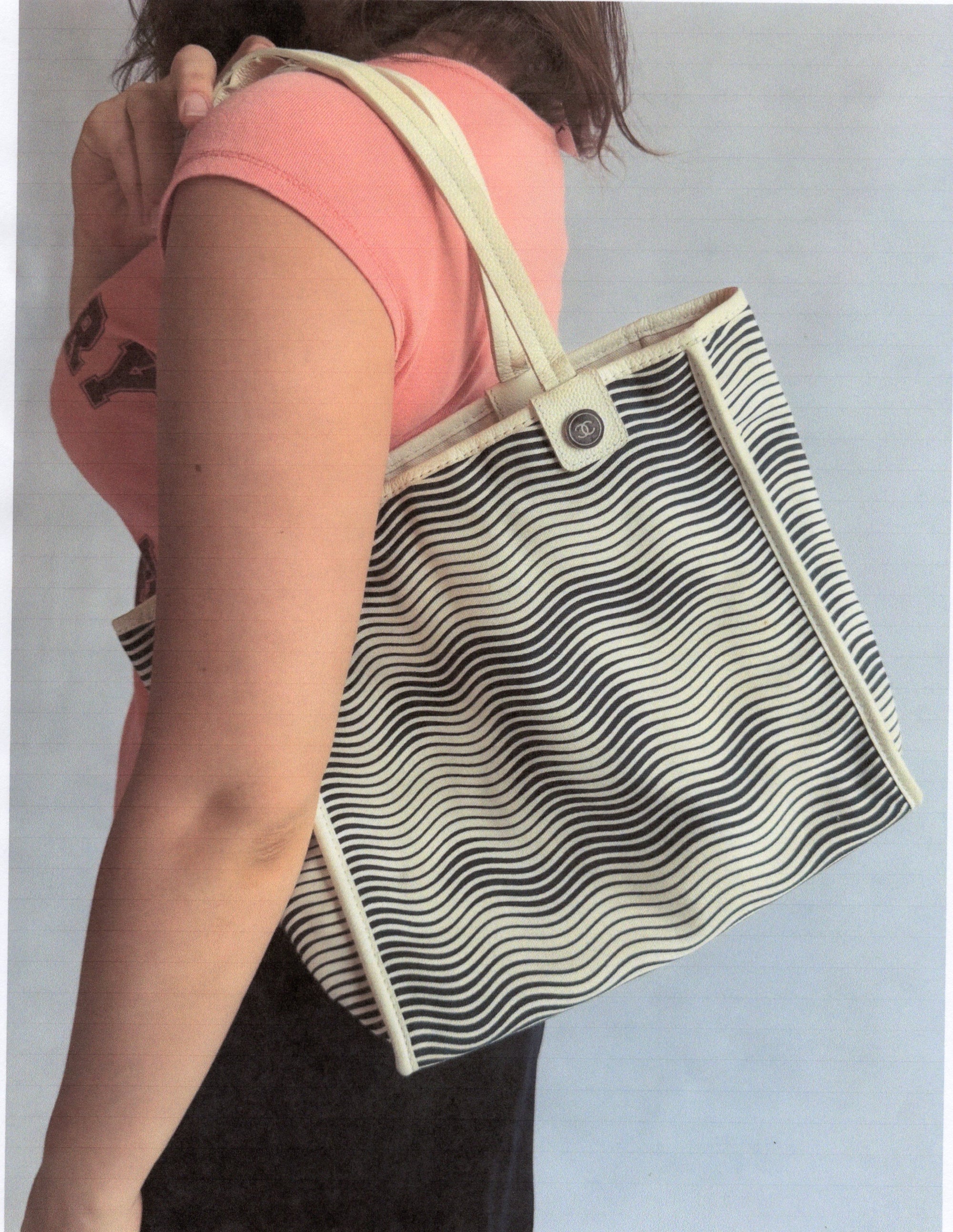 chanel 2000s tote bag