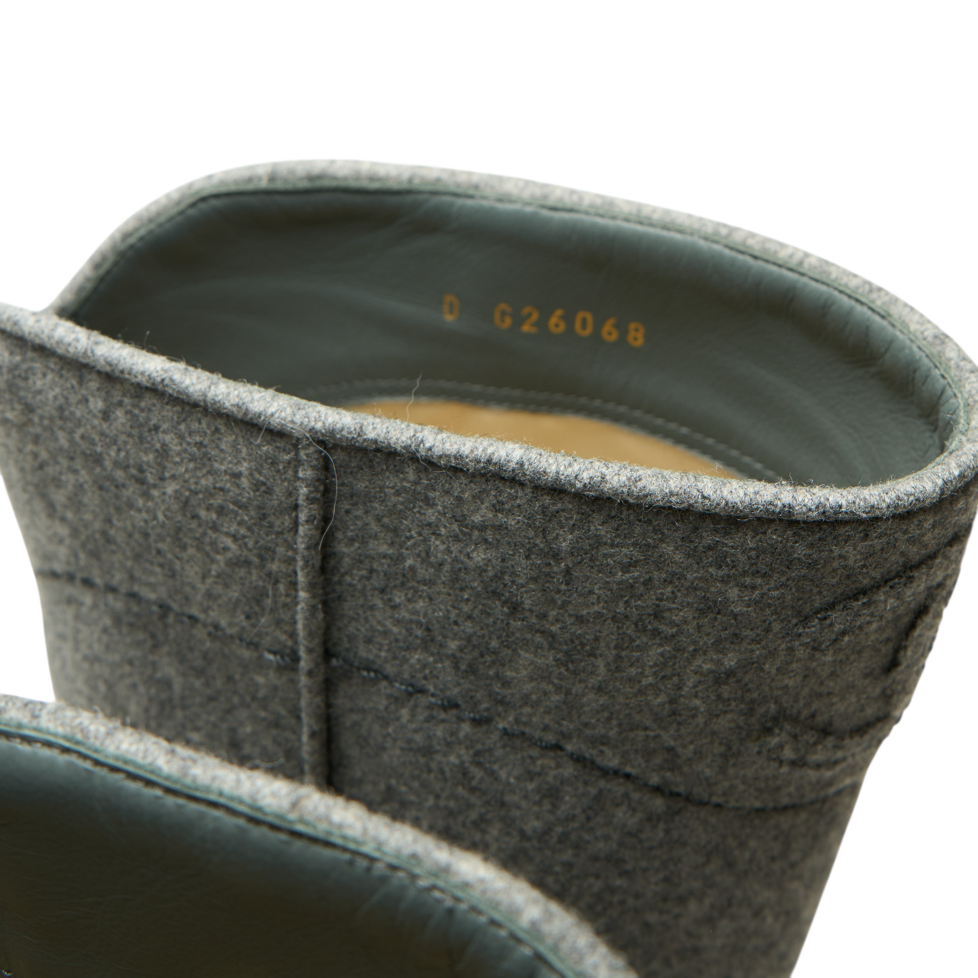 chanel 2000s gray boots