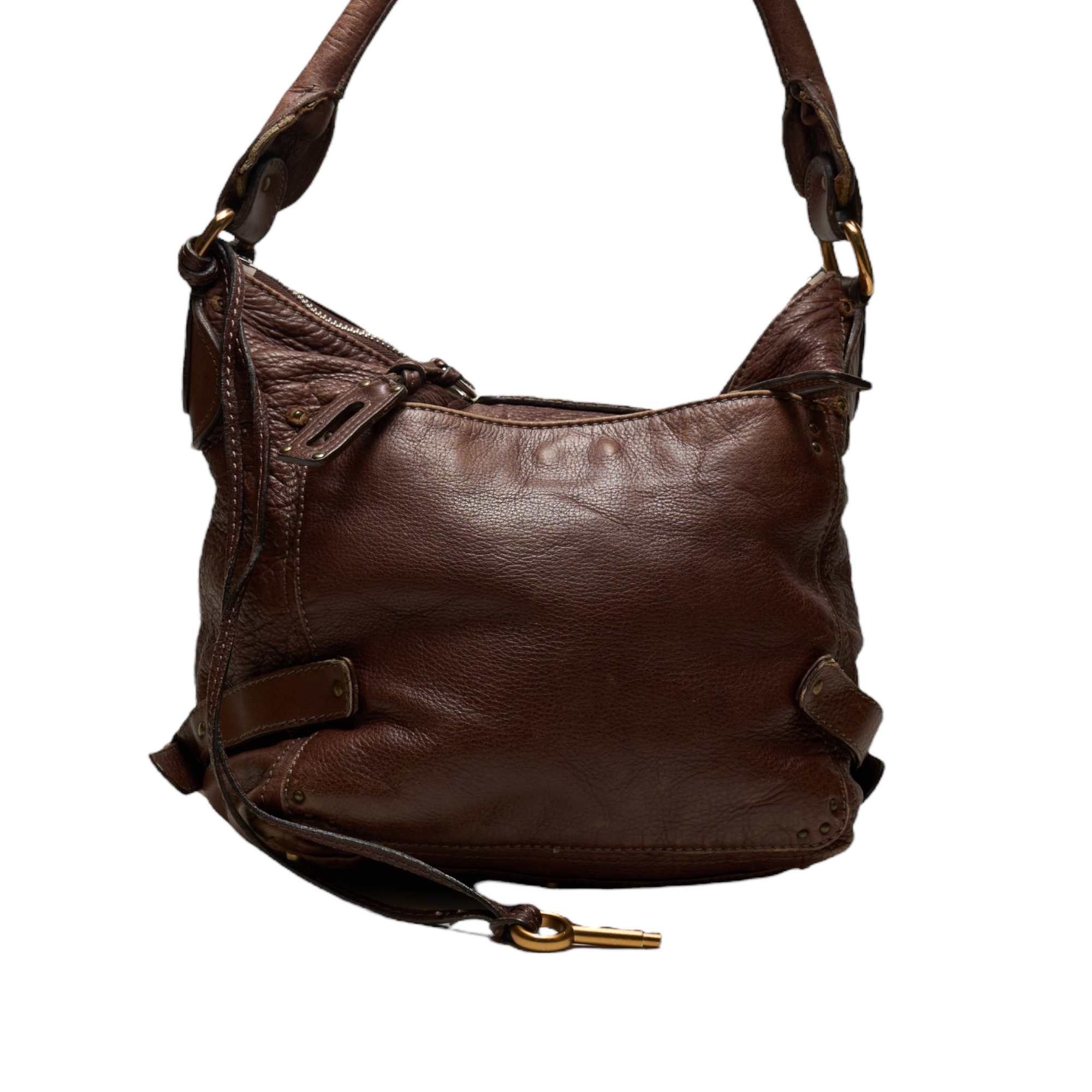 chloé 2000s brown paddington bag