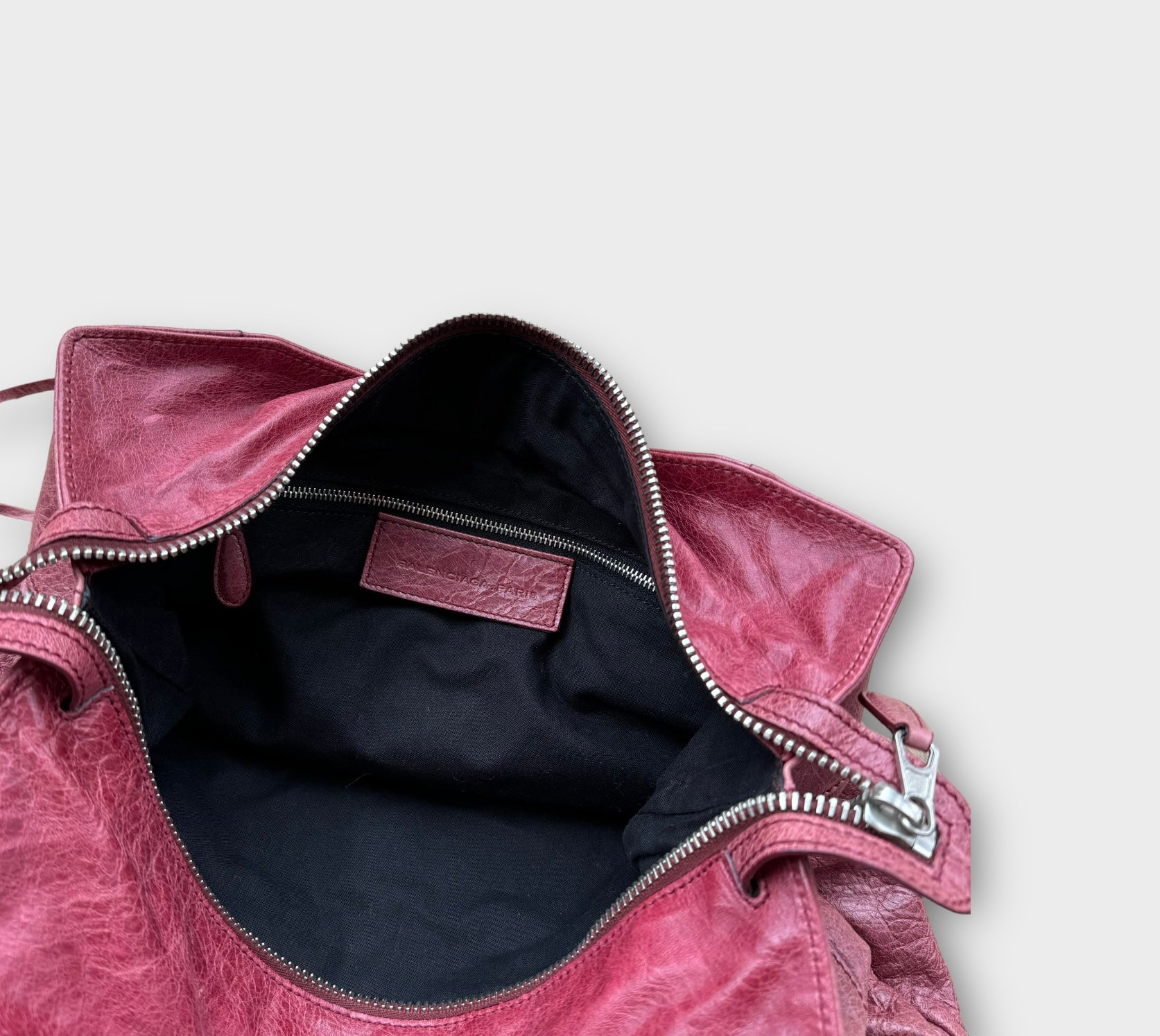 balenciaga 2000s pink city bag