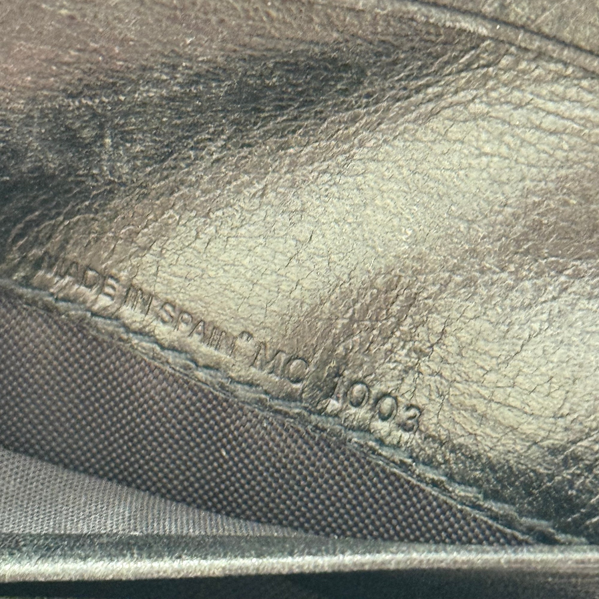 christian dior 2000s black wallet