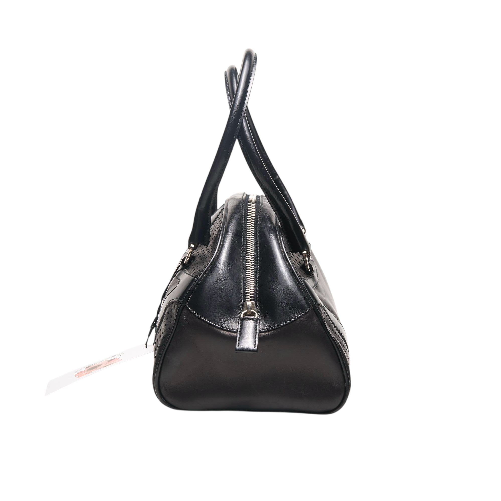 prada ss2000 black bowling bag