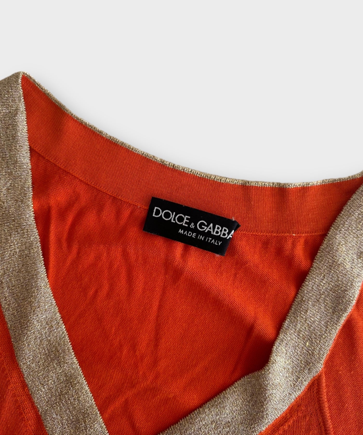 d&g orange tank top