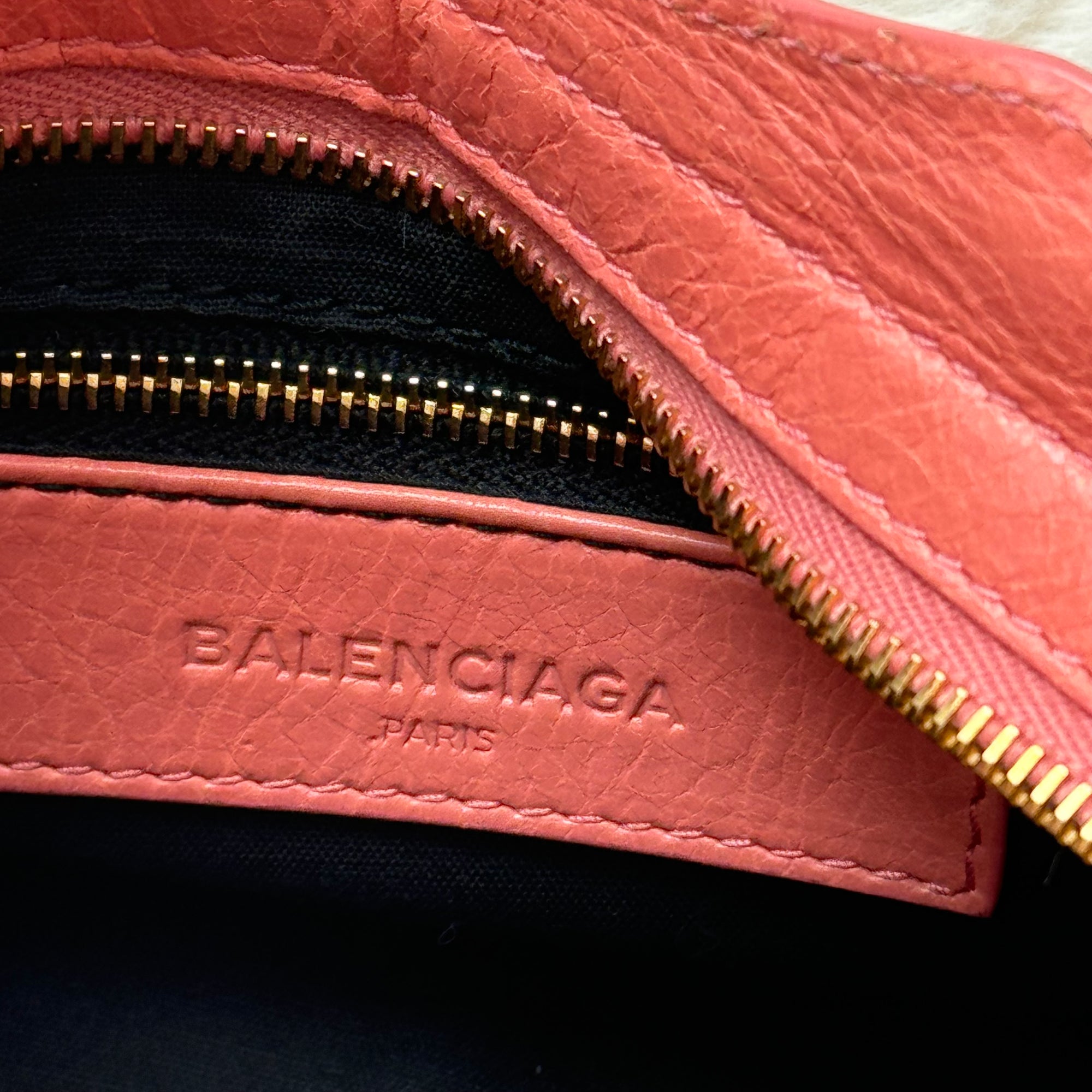 balenciaga pink city bag