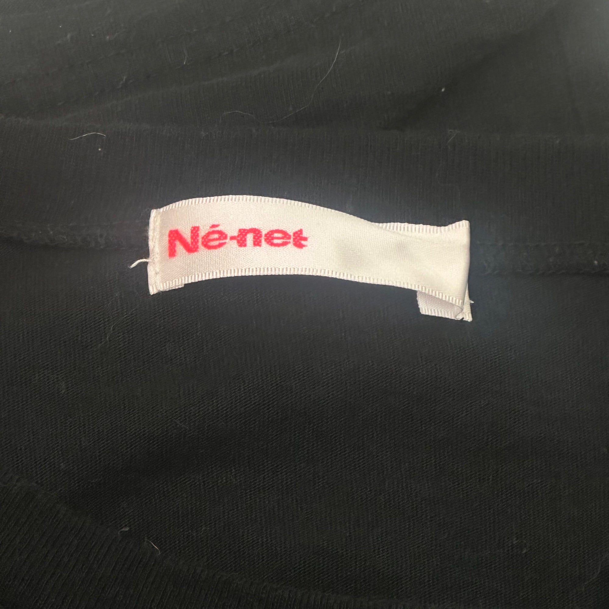 ne-net black t-shirt top
