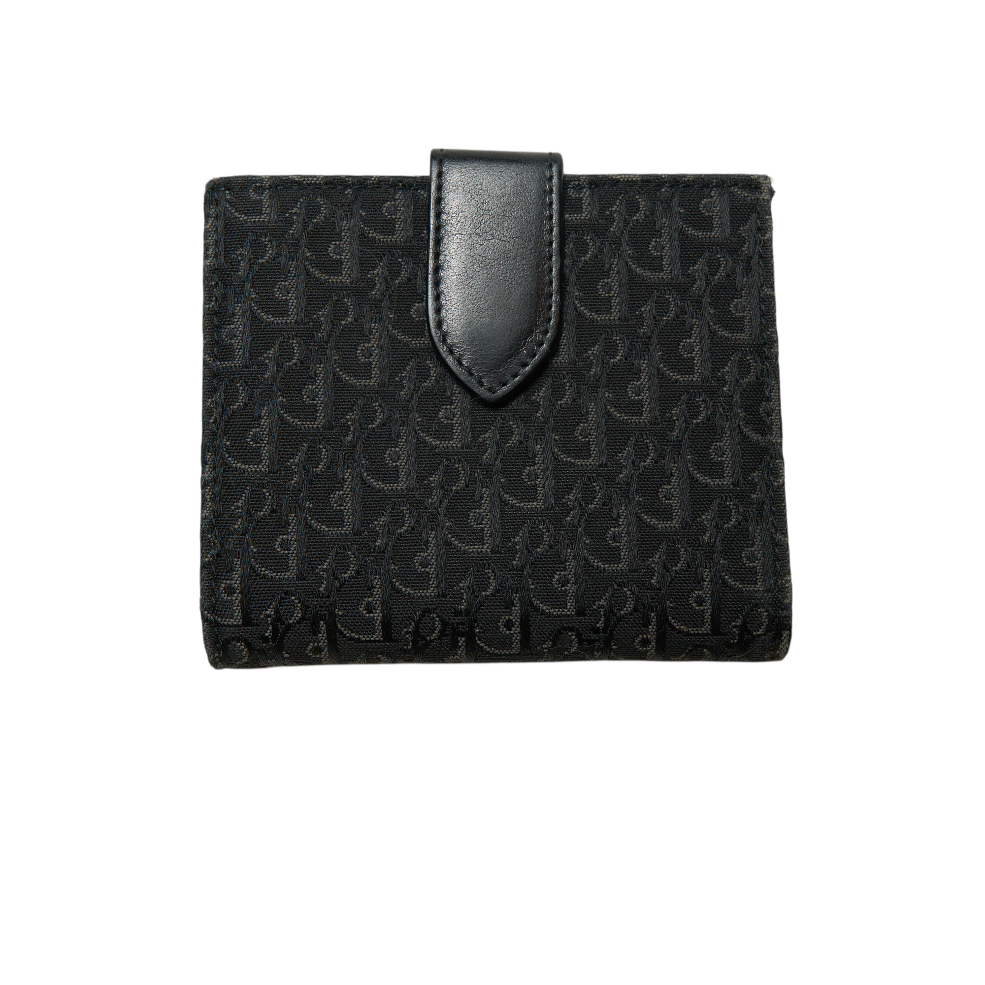 christian dior 2000s black wallet