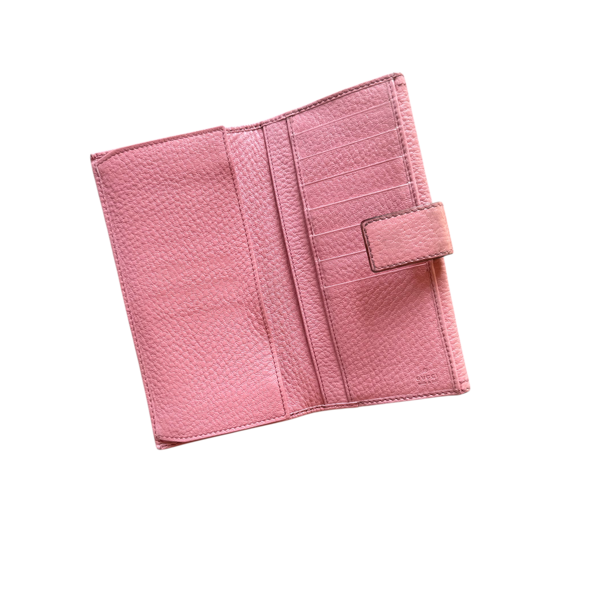 gucci 2000s pink wallet