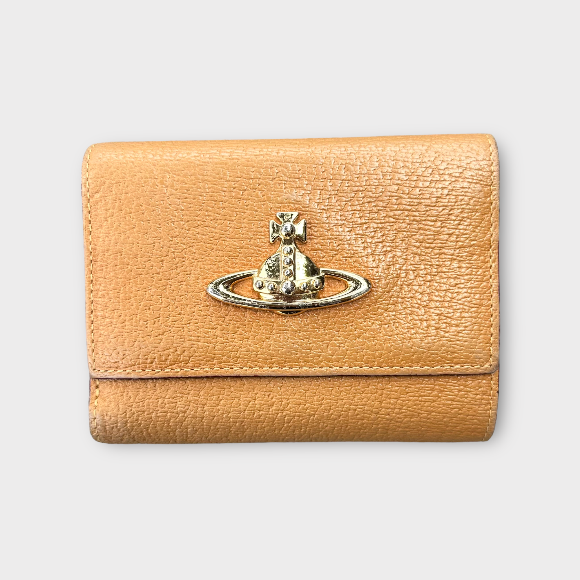 vivienne westwood tan wallet