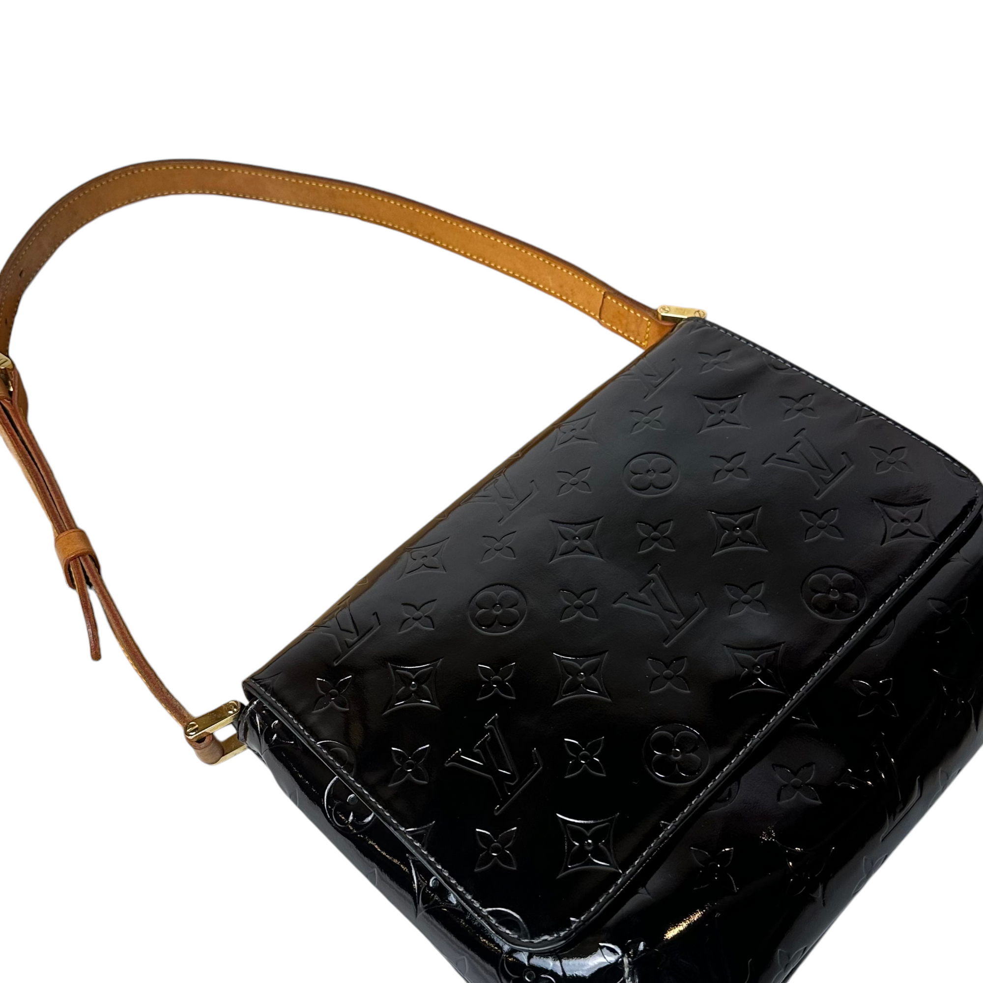 louis vuitton 2000s black shoulder bag