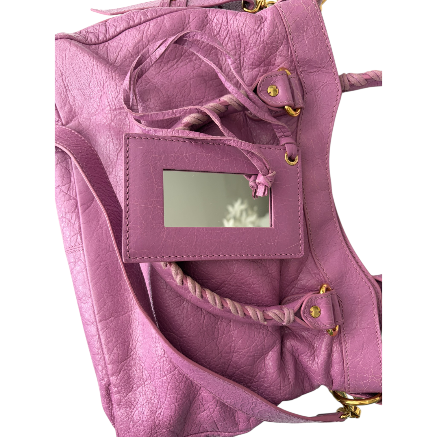 balenciaga 2000s pink city bag
