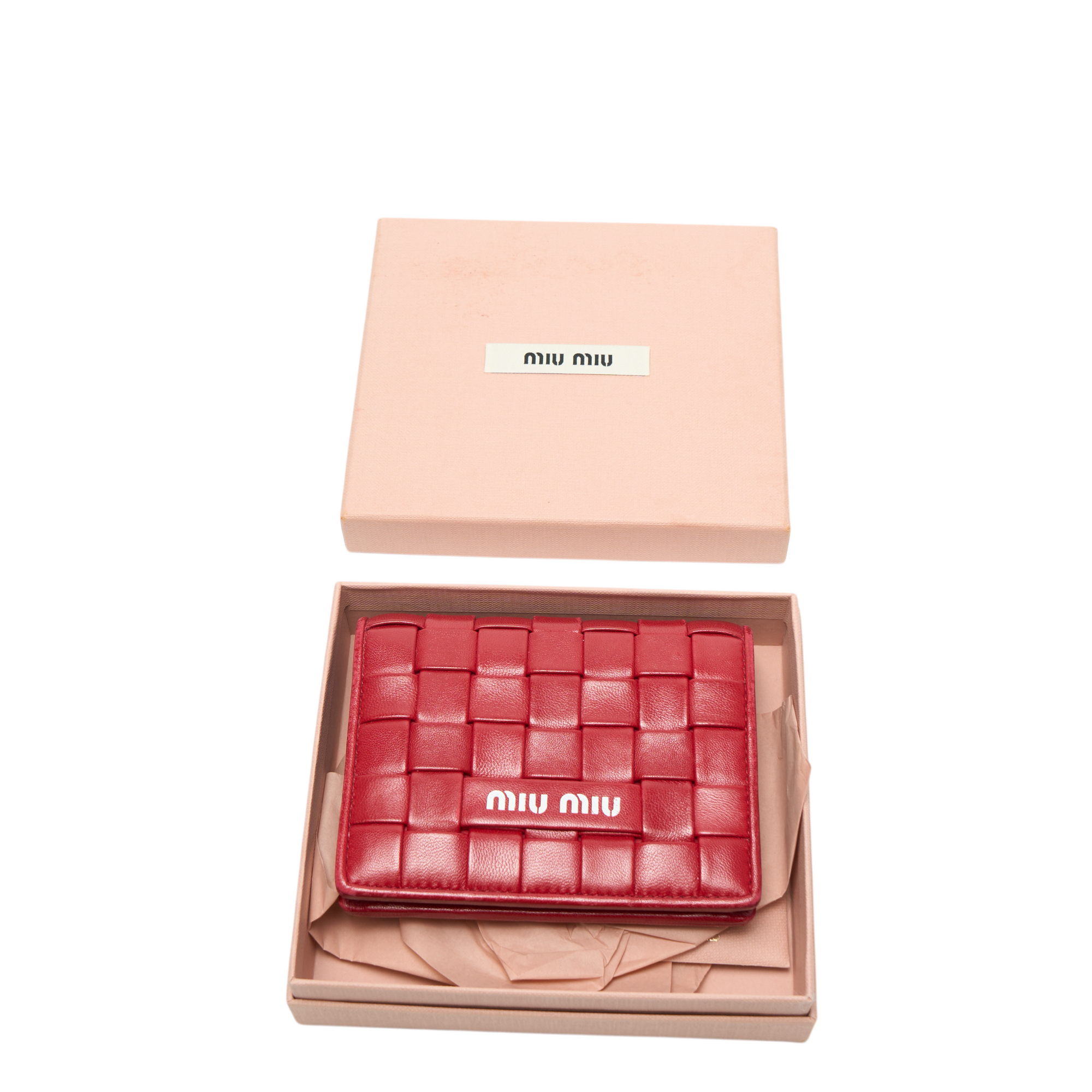 miu miu red wallet