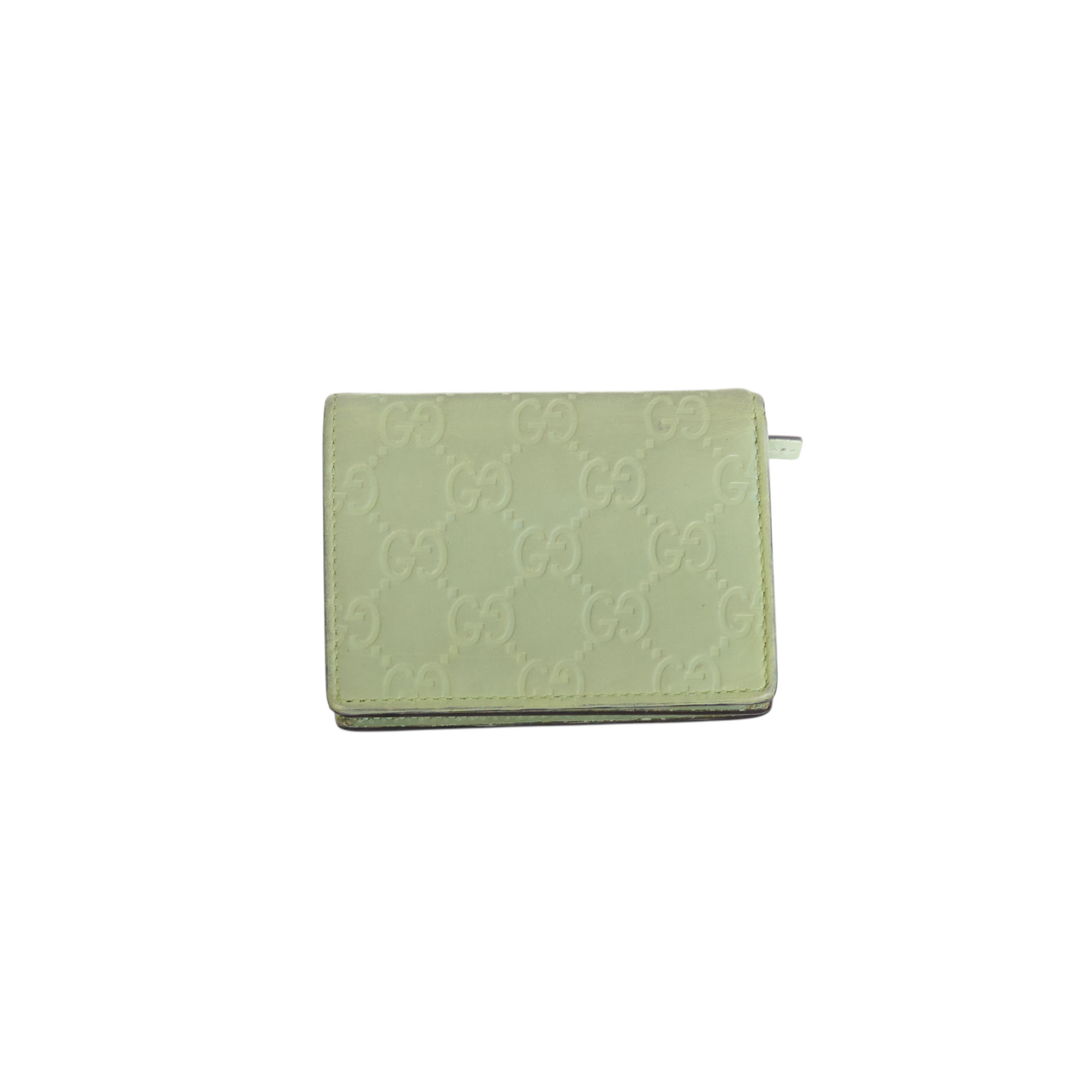 gucci green cat wallet
