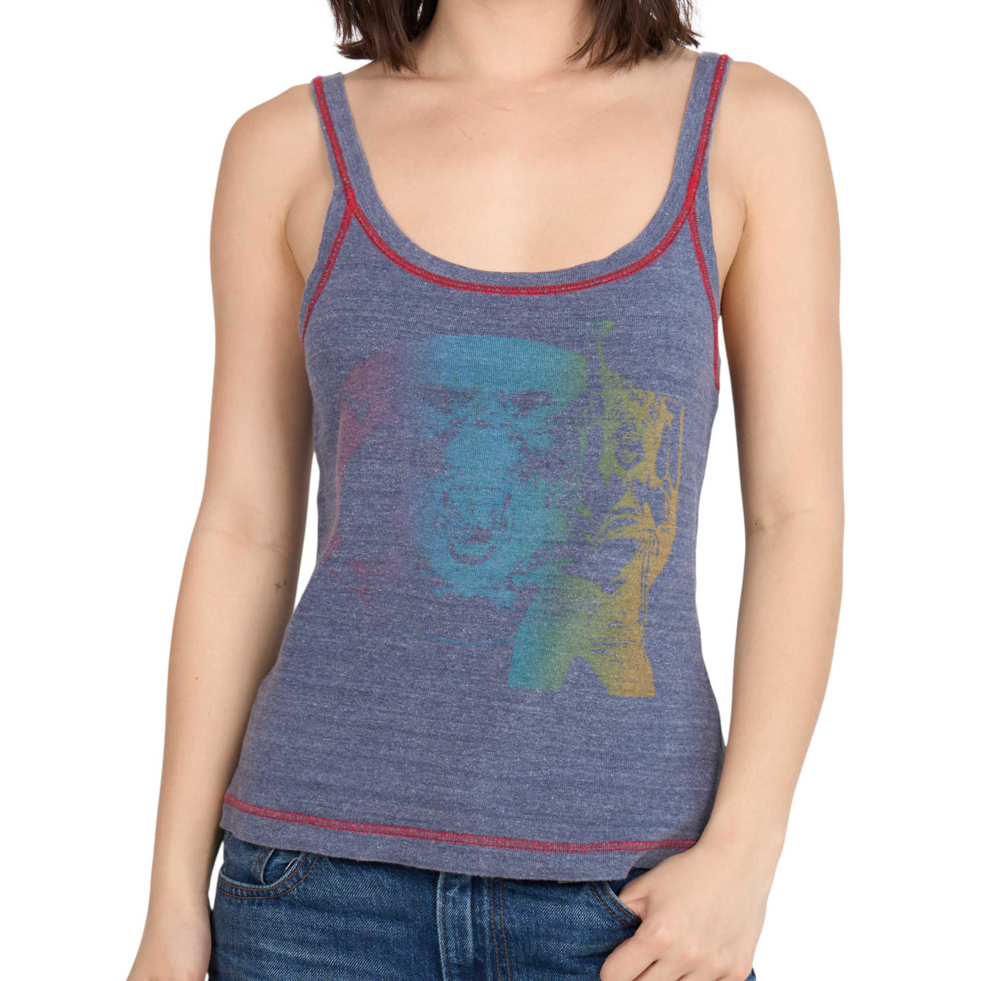 hysteric glamour 2000s gray tank top