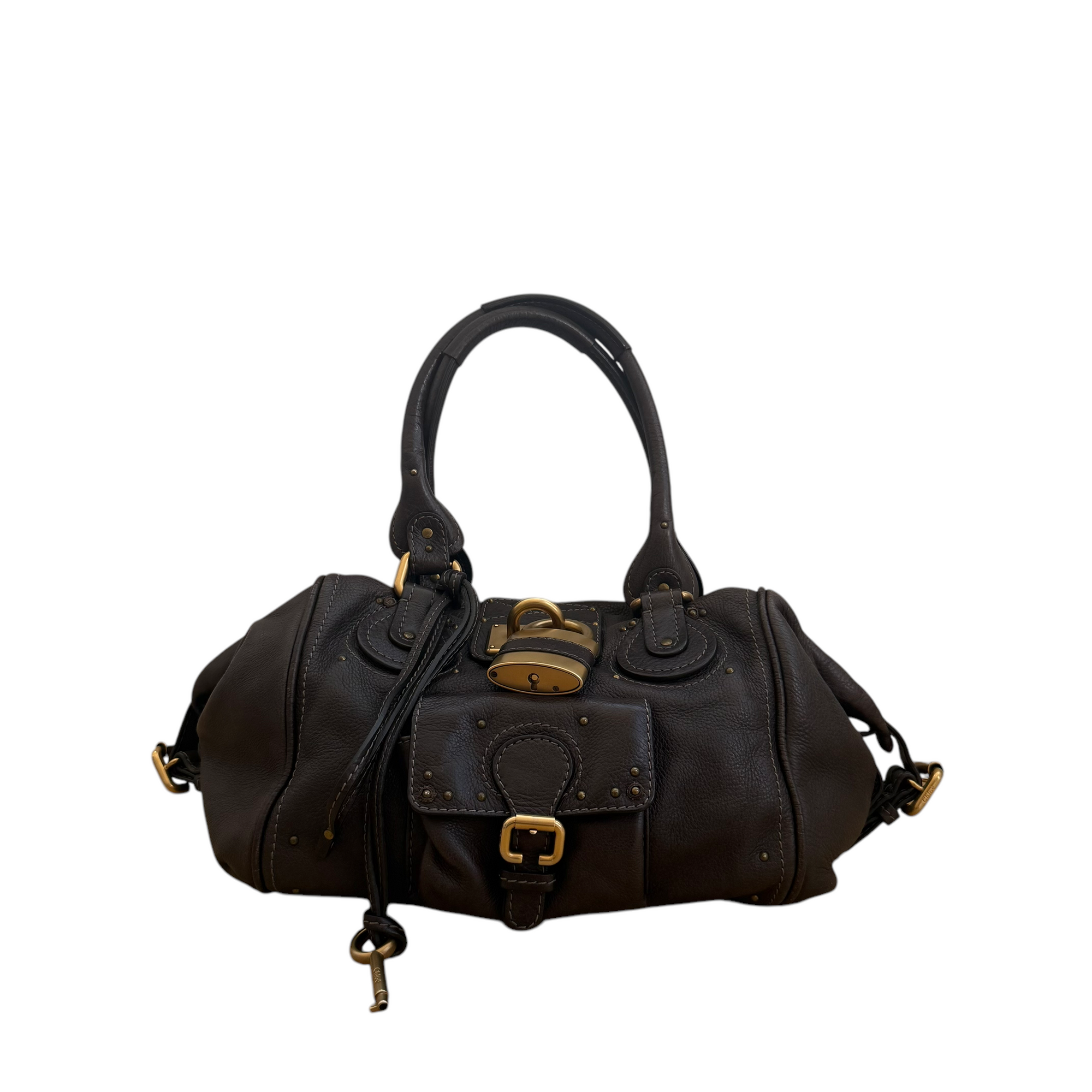 chloé brown paddington bag